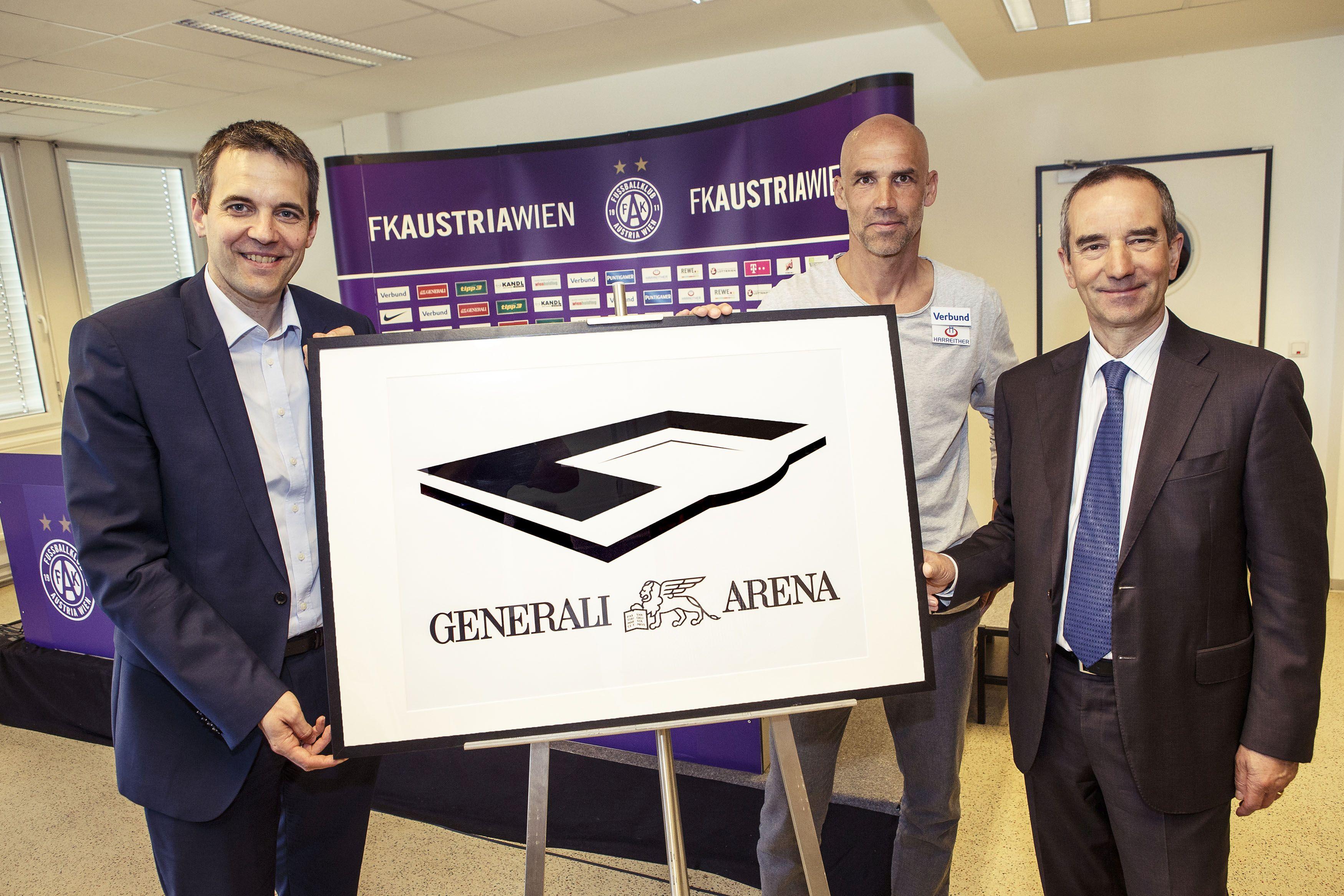 Austria präsentiert das Logo der neuen Generali-Arena