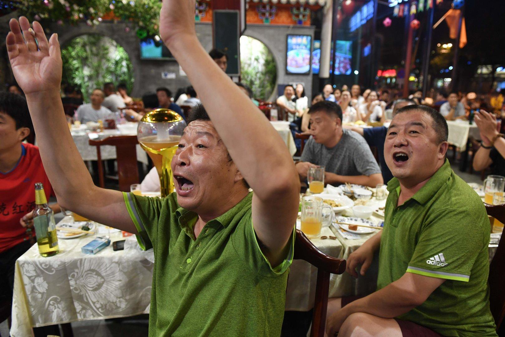 China nutzt die Fußball-WM als Werbeplattform