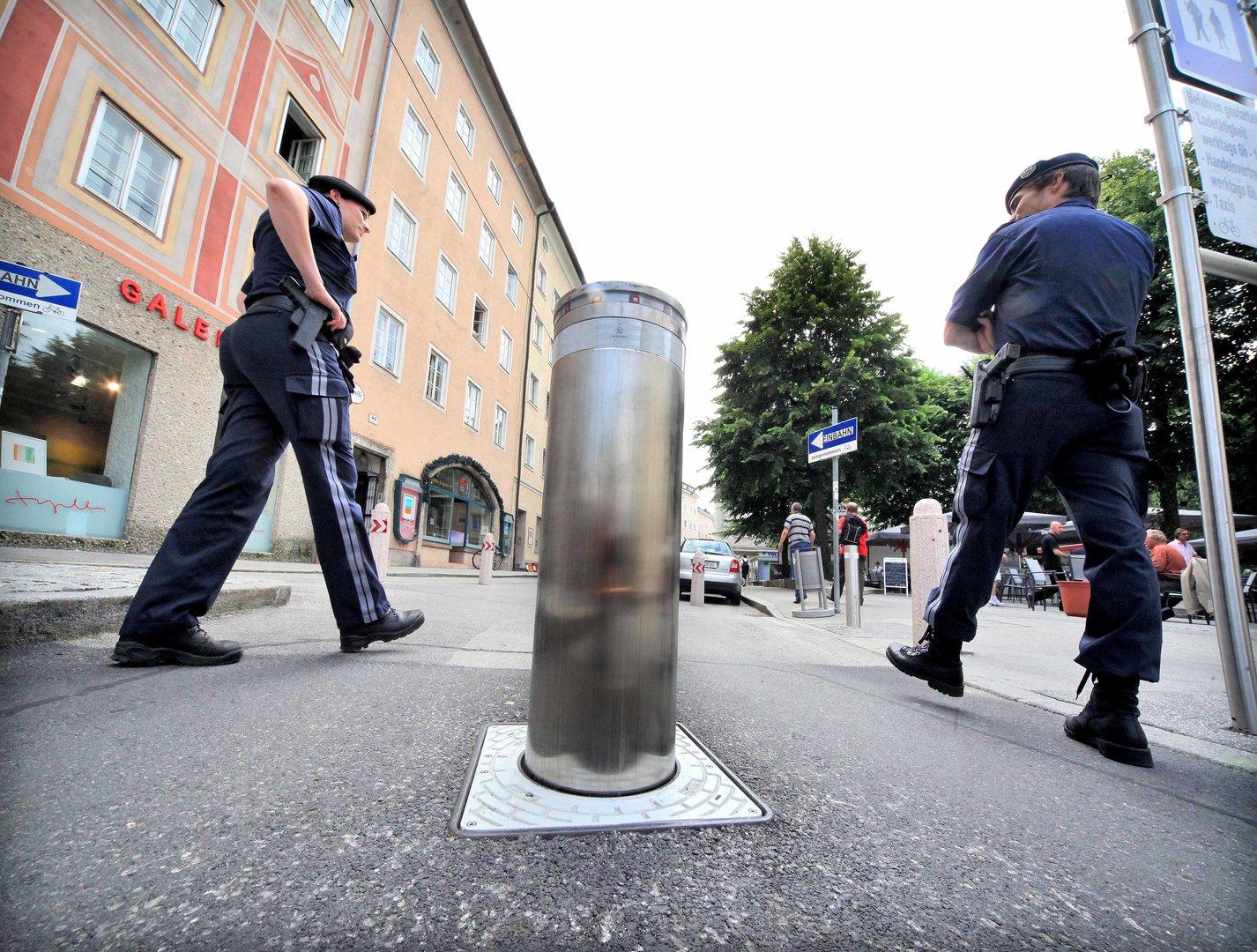 Salzburg: Poller als neue Hindernisse für Betrunkene