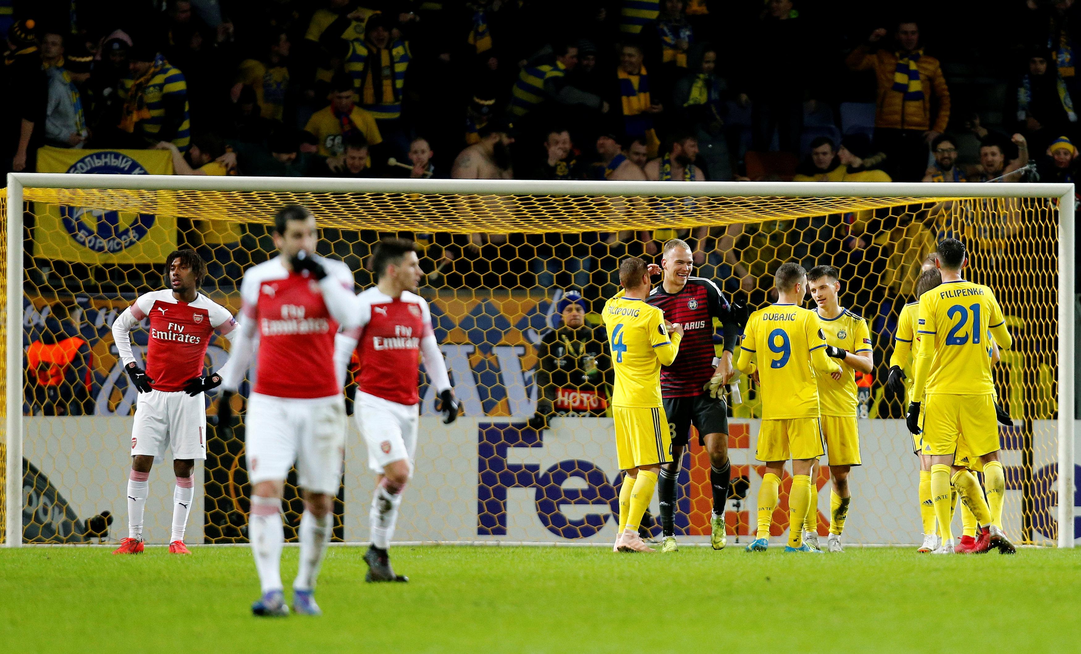 Europa League: Arsenal blamiert sich in Borisow