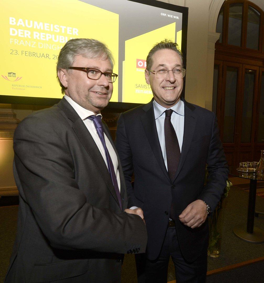 ORF III DOKUMENTATION"BAUMEISTER DER REPUBLIK-FRANZ DINGHOFER": WRABETZ/STRACHE