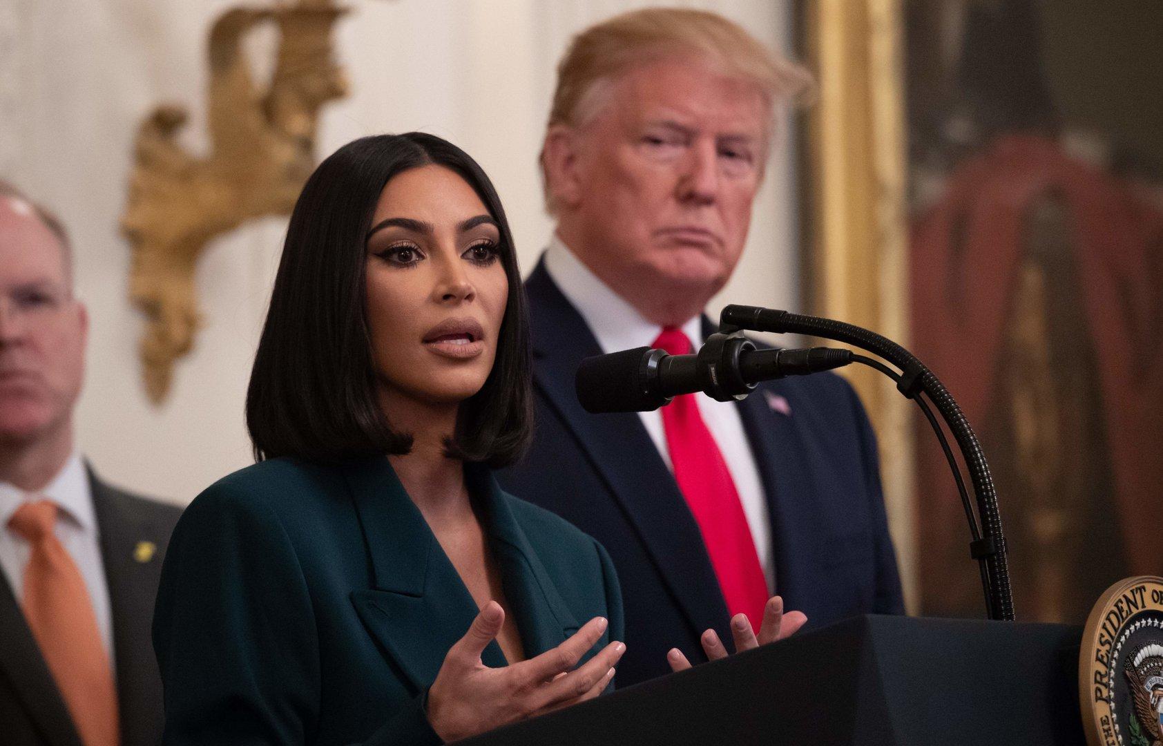 Kim Kardashian setzt sich im Weißen Haus für Straftäter ein
