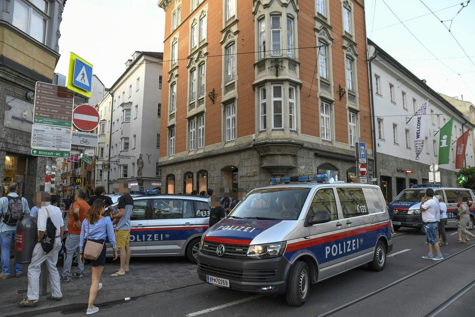 Bombendrohung in Innsbruck: Schusswechsel mit Verdächtigem