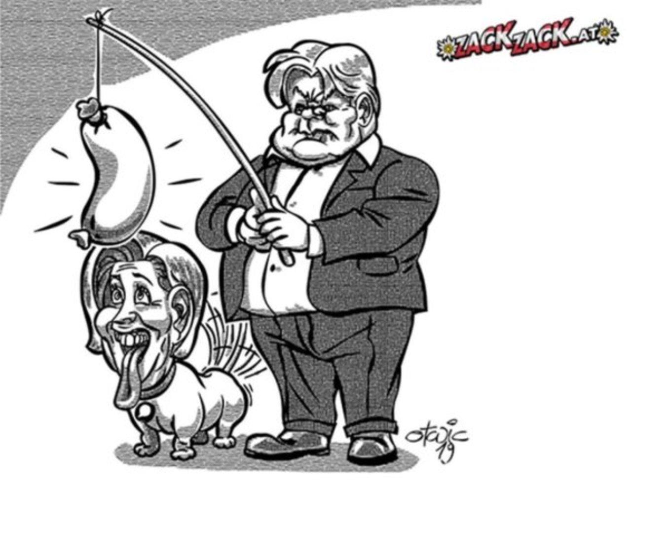 Karikatur Pilz