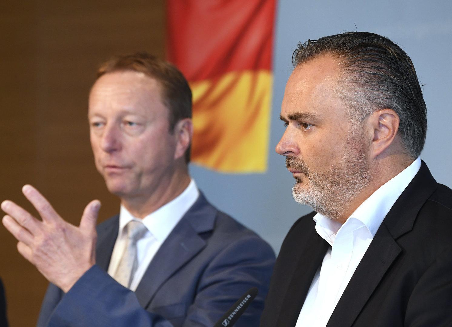 PK NACH DEM KOALITIONSAUSSCHUSS DER SPÖ/FPÖ KOALITION IM BURGENLAND: DOSKOZIL (SPÖ)/TSCHÜRTZ (FPÖ)