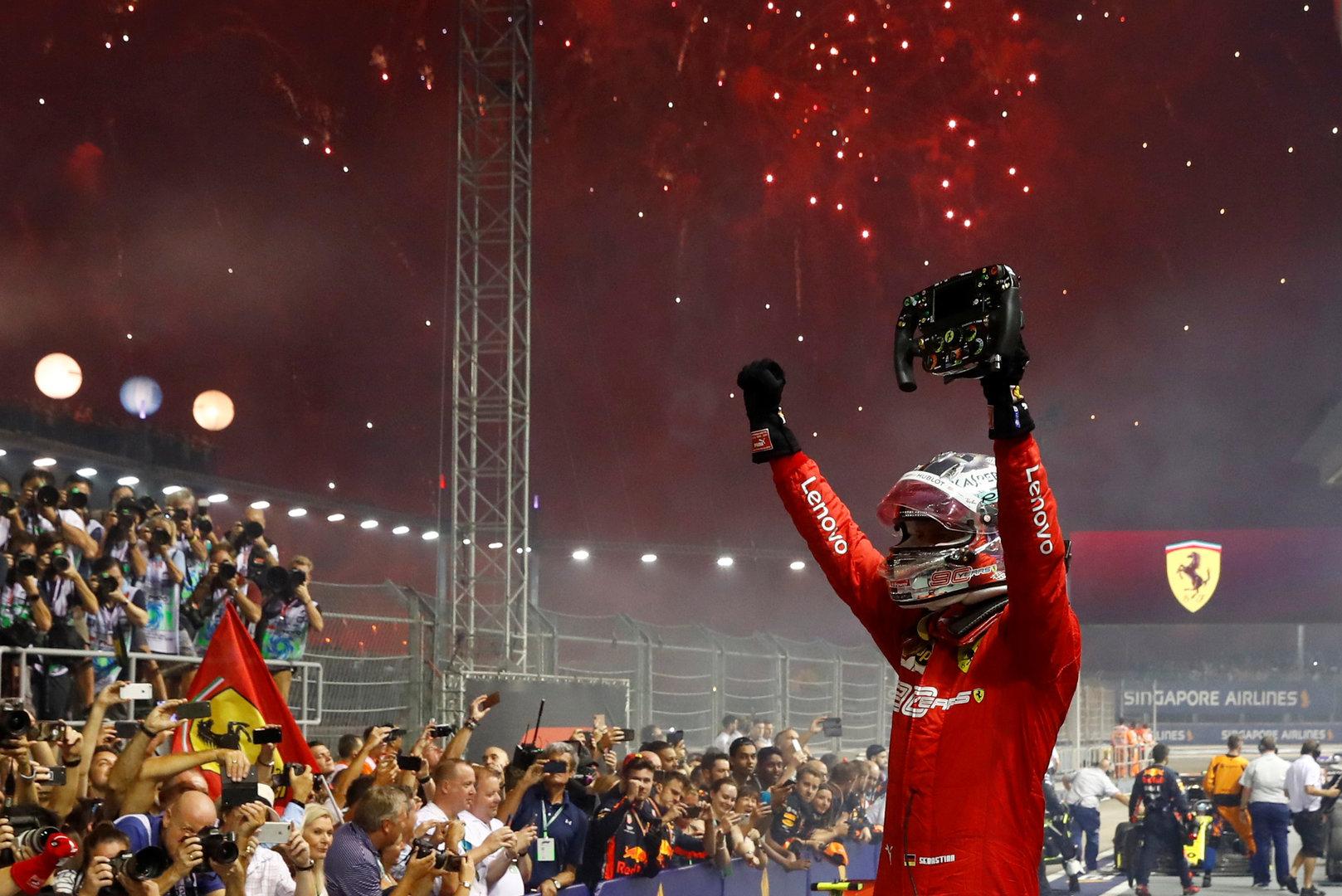 Vettels Leidenszeit ging mit Sieg in Singapur zu Ende