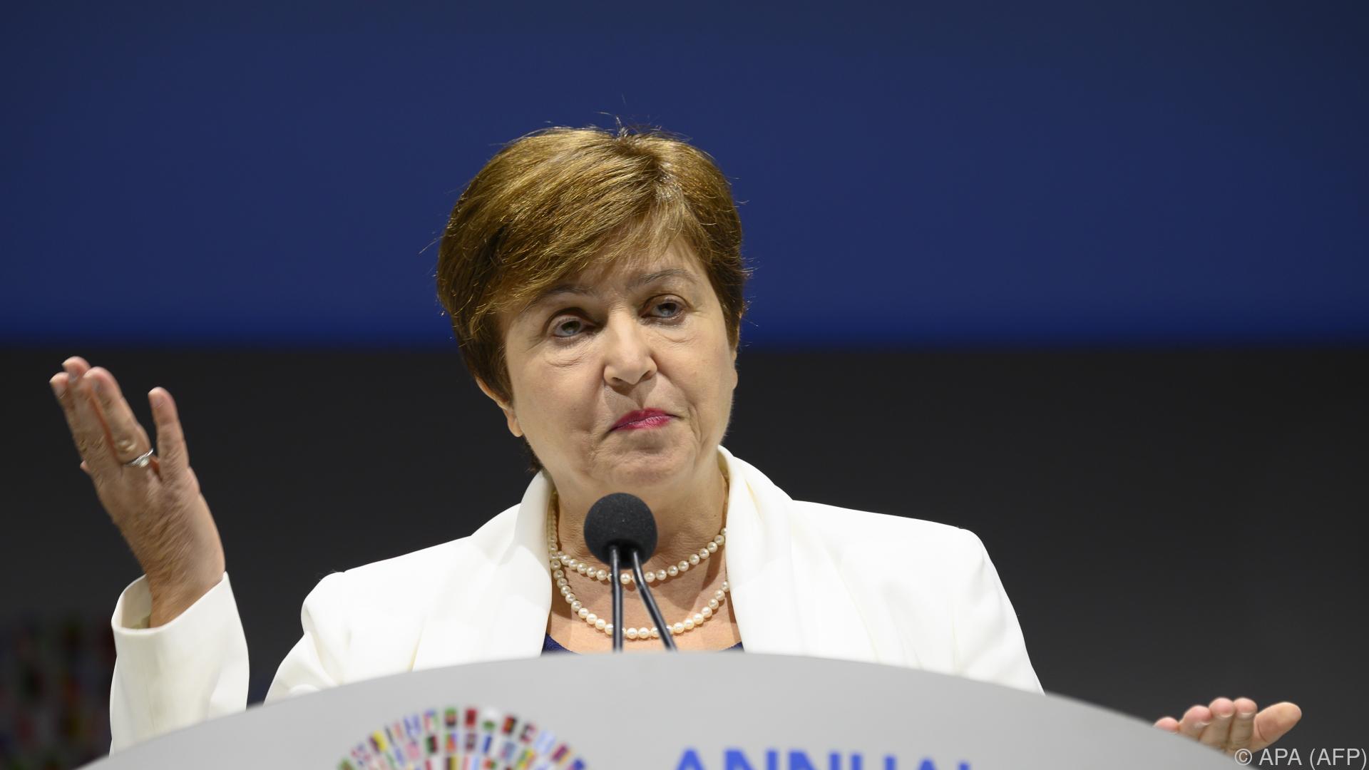 IWF-Chefin Kristalina Georgiewa.