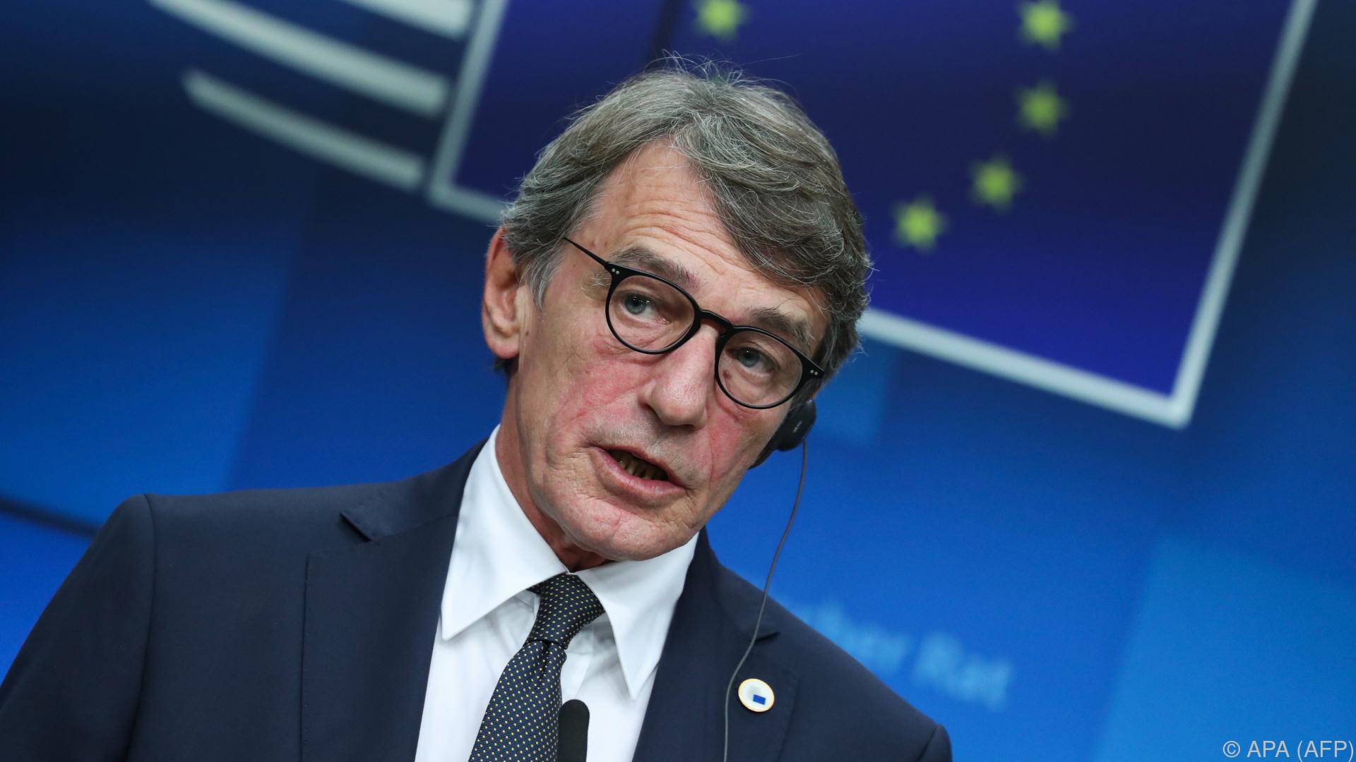 Coronahilfen: EU-Parlamentspräsident appelliert an 