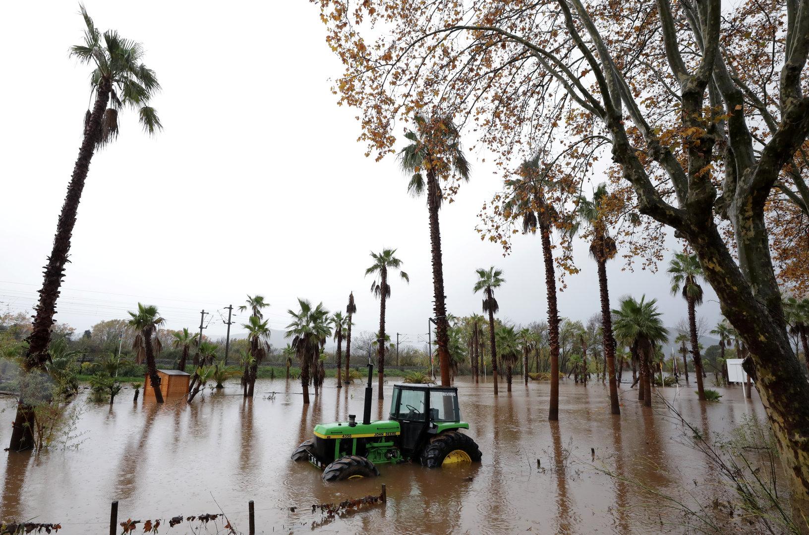 Unwetter: Schwere Schäden in Südfrankreich und Norditalien