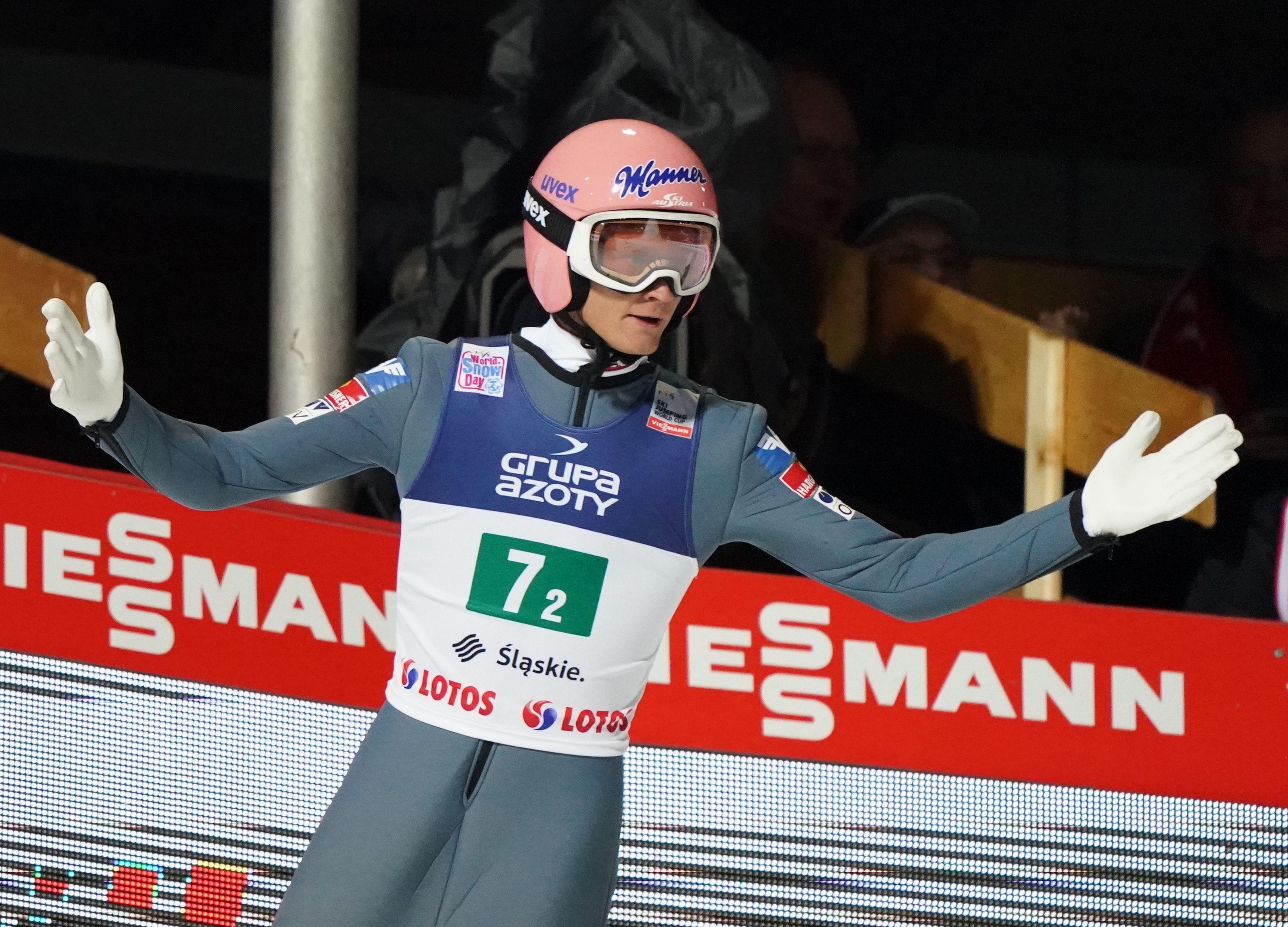 Skispringen: Daniel Huber Halbzeit-Vierter in Ruka