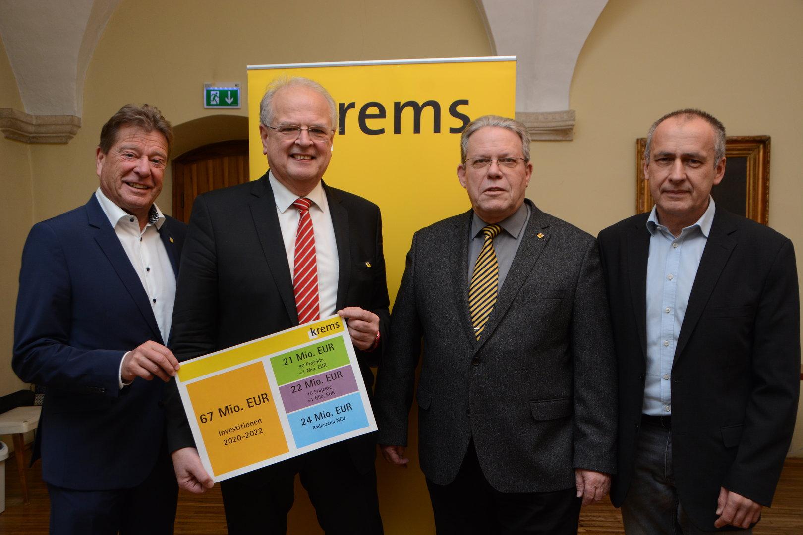 Nach mehrjährigem Sparkurs will die Stadt Krems wieder investieren