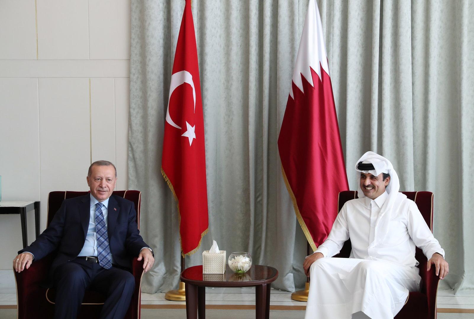 Turkish President Recep Tayyip Erdogan visits Qatar