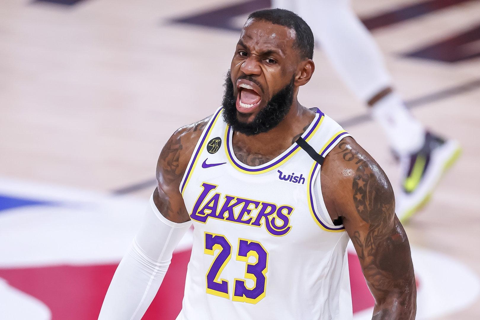 Superstar LeBron James führte die L.A. Lakers ins NBA-Semifinale