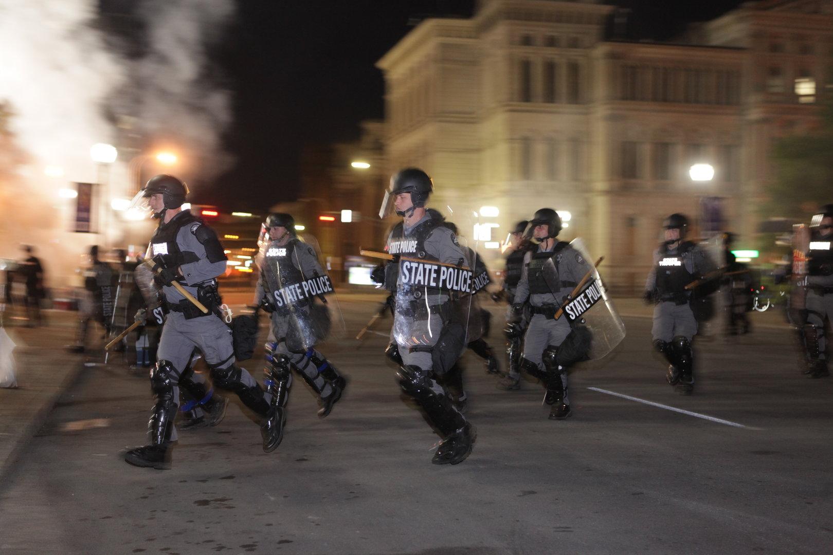 US-Polizisten bei Anti-Rassismus-Protest angeschossen