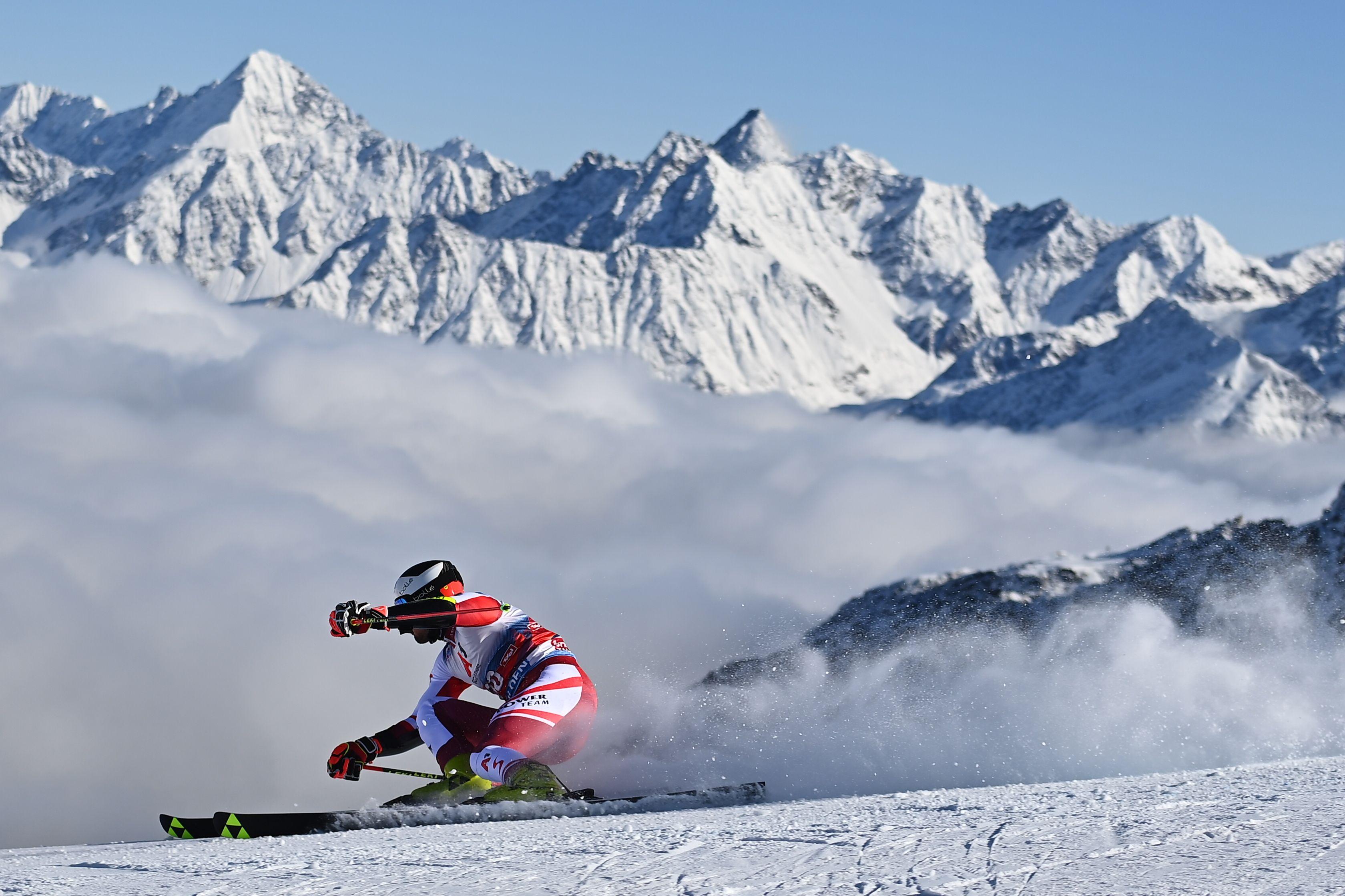 SKI-ALPINE-WORLD-AUT-GIANT SLALOM-MEN SKI-ALPINE-WORLD-AUT-GIANT SLALOM-MEN