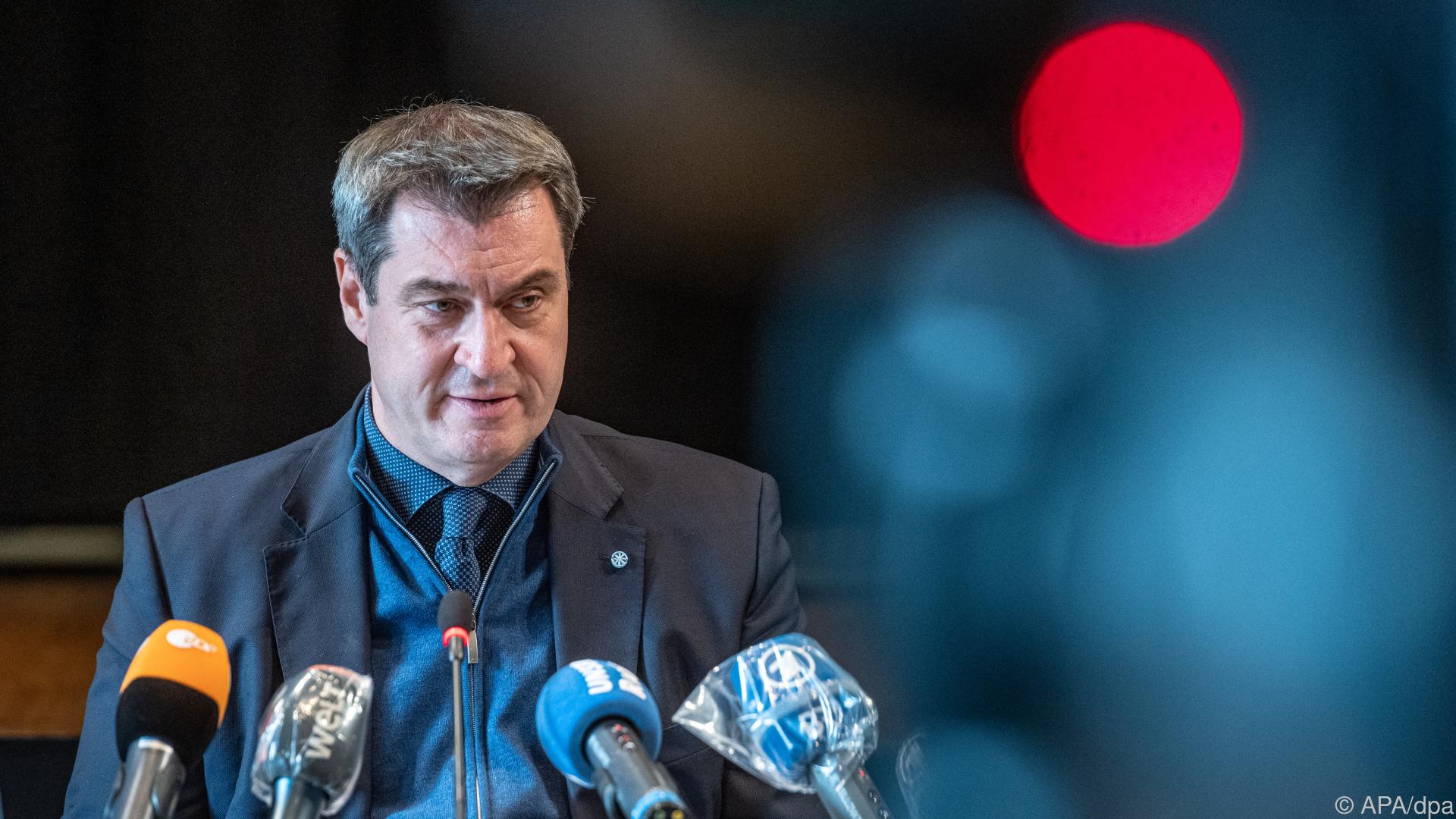 Bayerns Ministerpräsident Söder ist alarmiert Bayerns Ministerpräsident Söder ist alarmiert