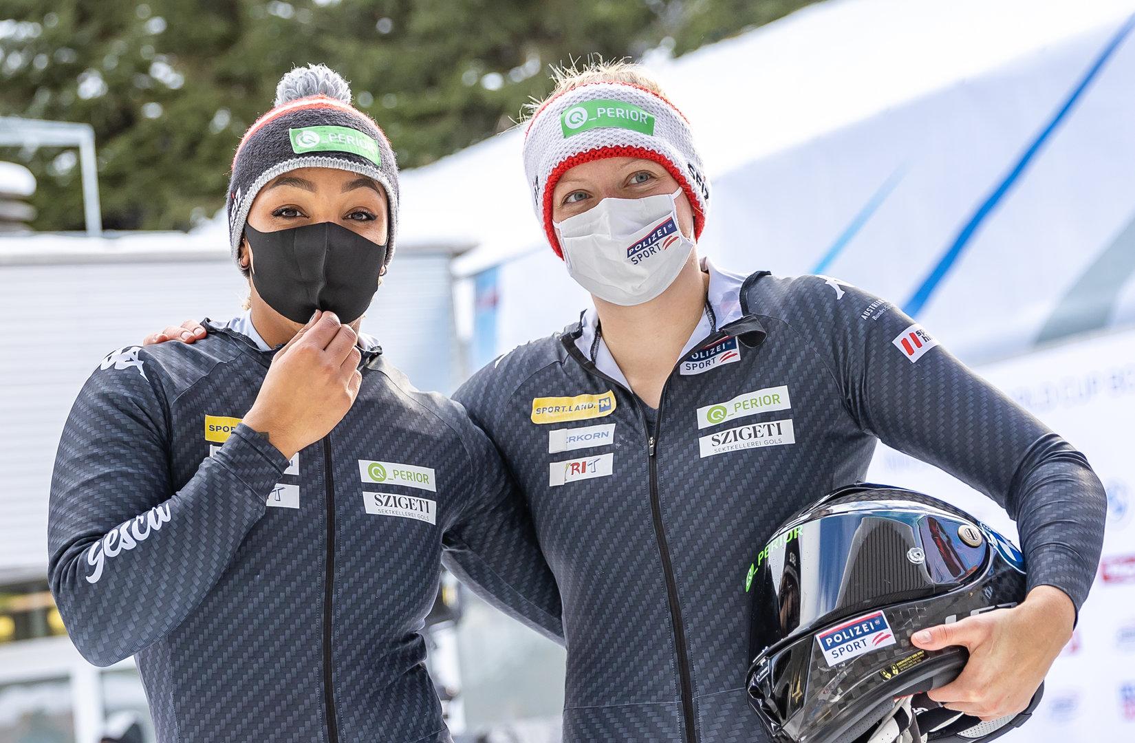BOB- UND SKELETON-WELTCUP: DAMEN ZWEISITZER: BEIERL/ONASANYA (AUT) / BOBSLEIGH- AND SKELETON WORLD CUP