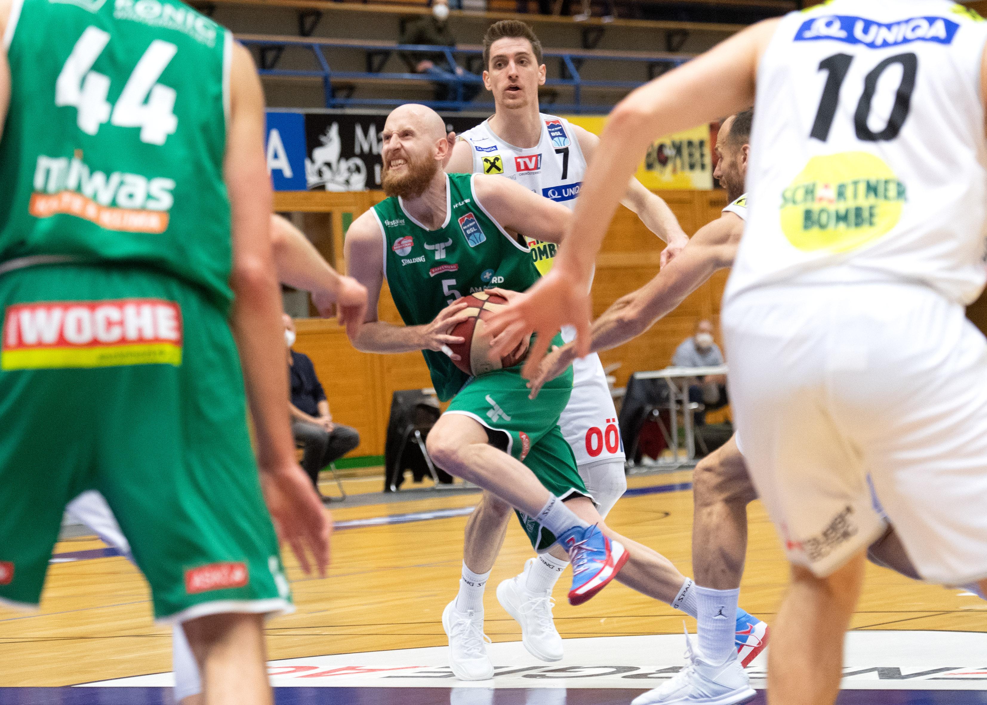 Kapfenberg gewinnt in Gmunden das erste Basketball-Finale
