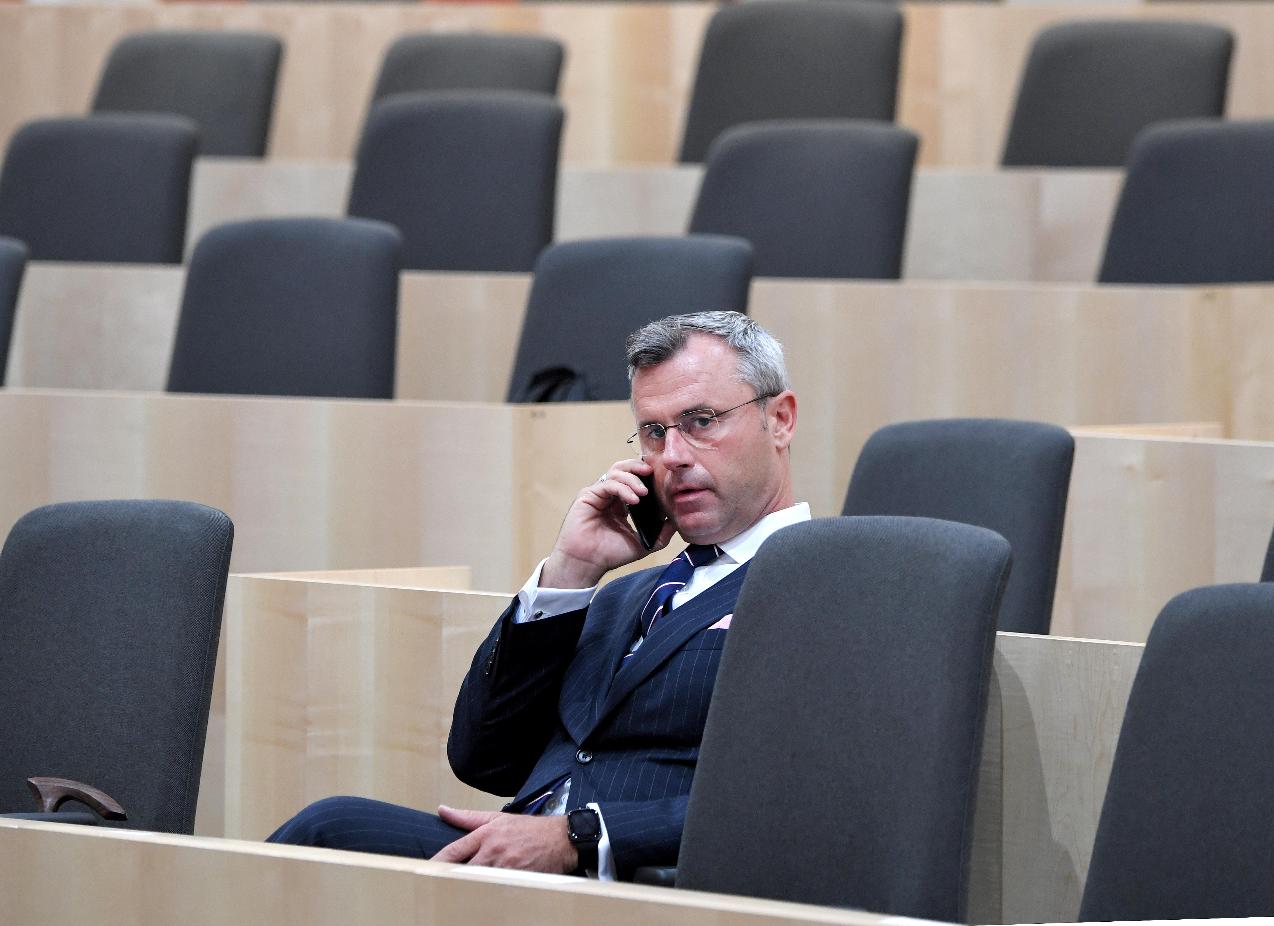 ++ ARCHIVBILD ++ FPÖ: NORBERT HOFER TRITT ALS PARTEICHEF ZURÜCK