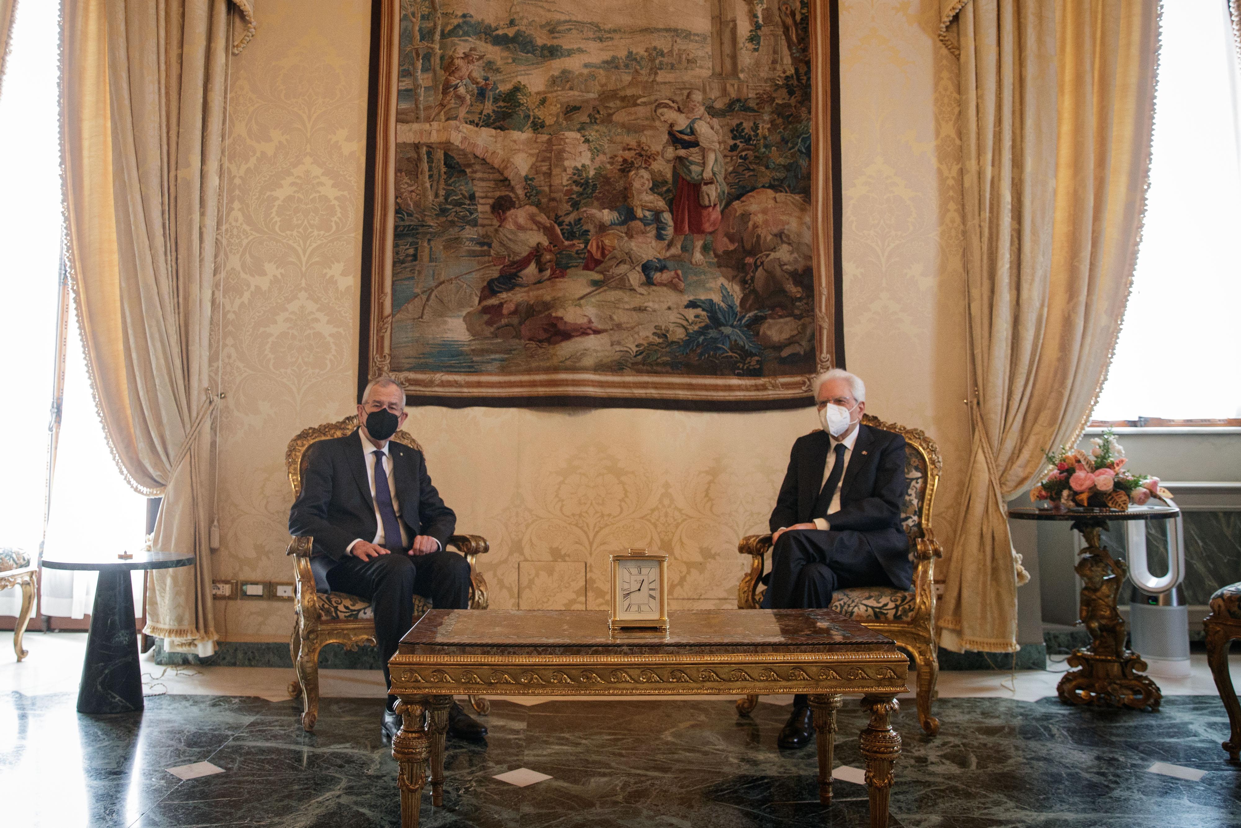 ++ HANDOUT ++ BUNDESPRÄSIDENT VAN DER BELLEN IM VATIKAN UND IN ITALIEN: VAN DER BELLEN / MATTARELLA