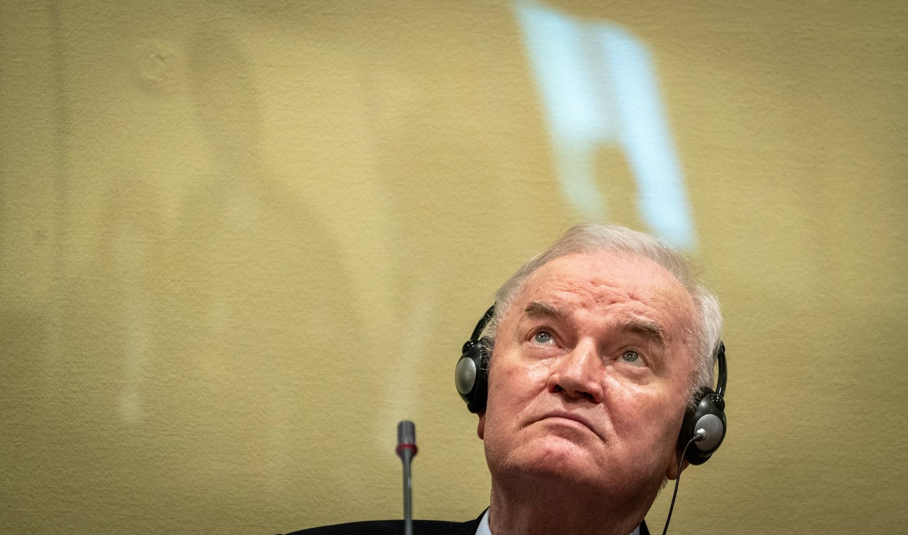 Former Bosnian Serb commander Mladic appeal judgement at UN court in The Hague