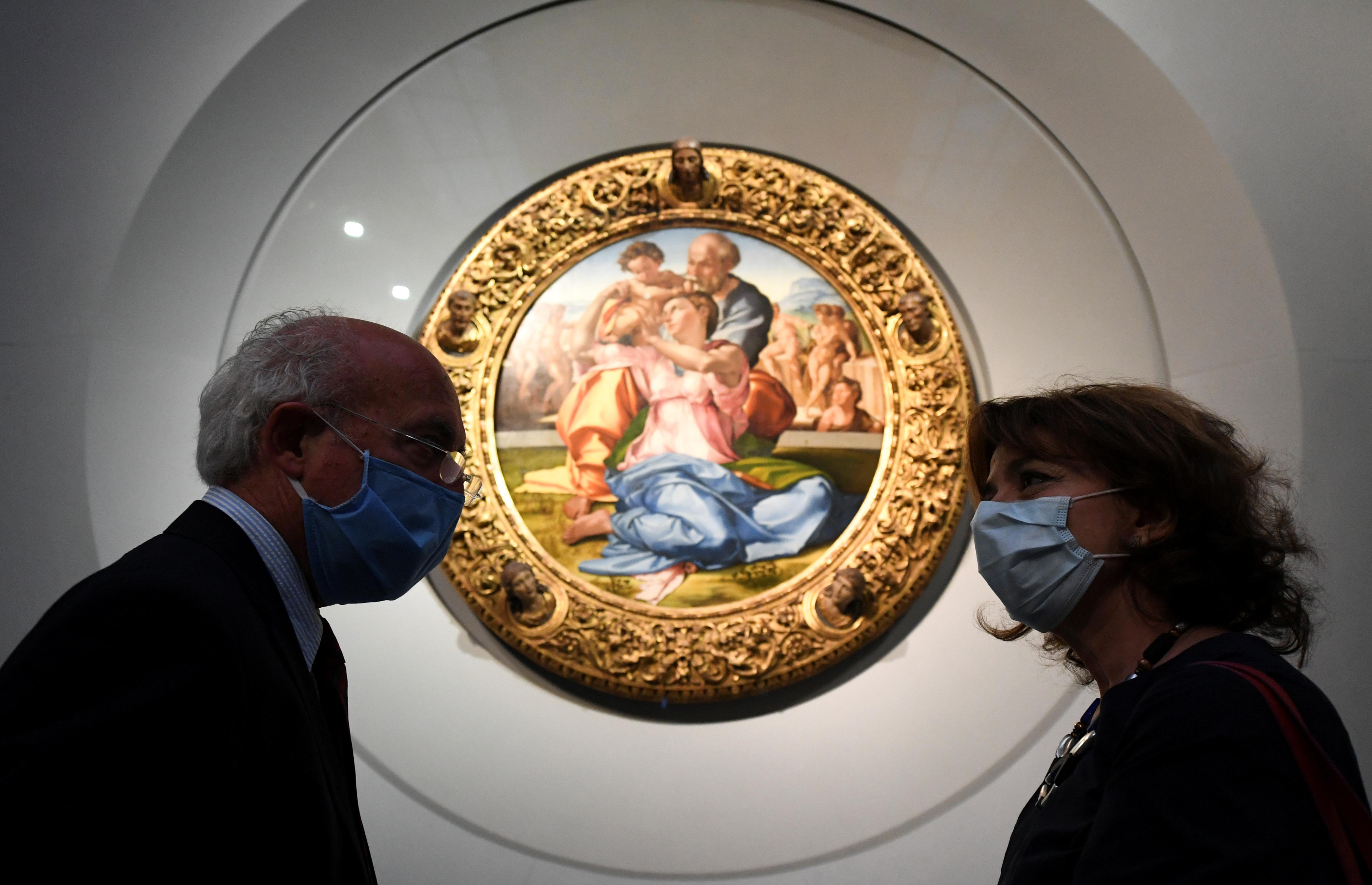 Reopening of the Uffizi Gallery after months of closure during the outbreak of the coronavirus disease (COVID-19) in Florence Reopening of the Uffizi Gallery after months of closure during the outbreak of the coronavirus disease (COVID-19) in Florence