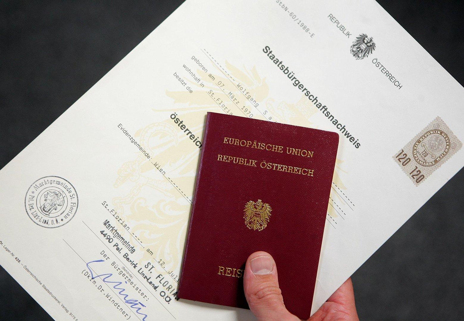 Zahl der Einbürgerungen in Österreich ist weiter angestiegen