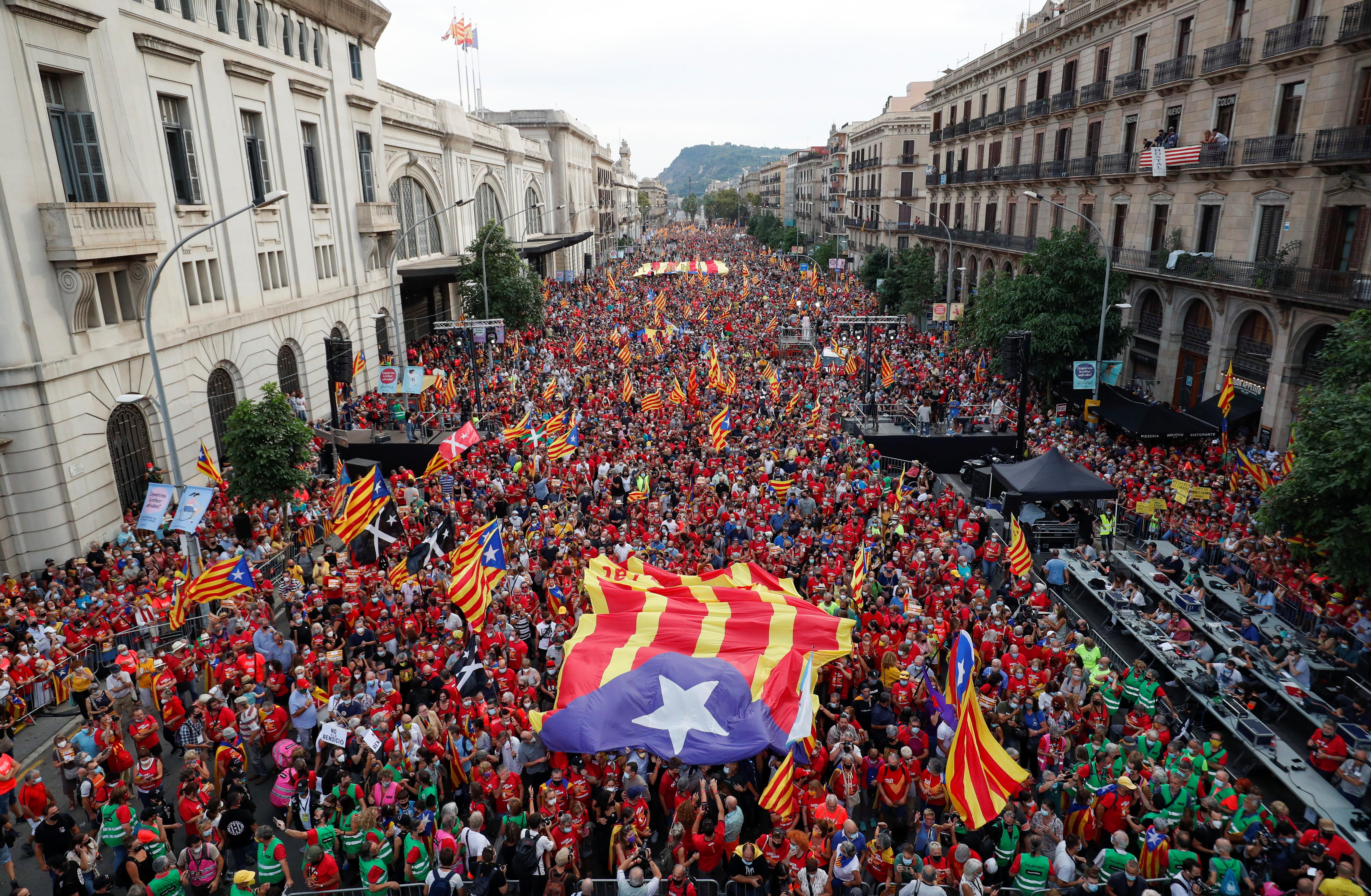 National Day Catalonia celebrations in Barcelona National Day Catalonia celebrations in Barcelona