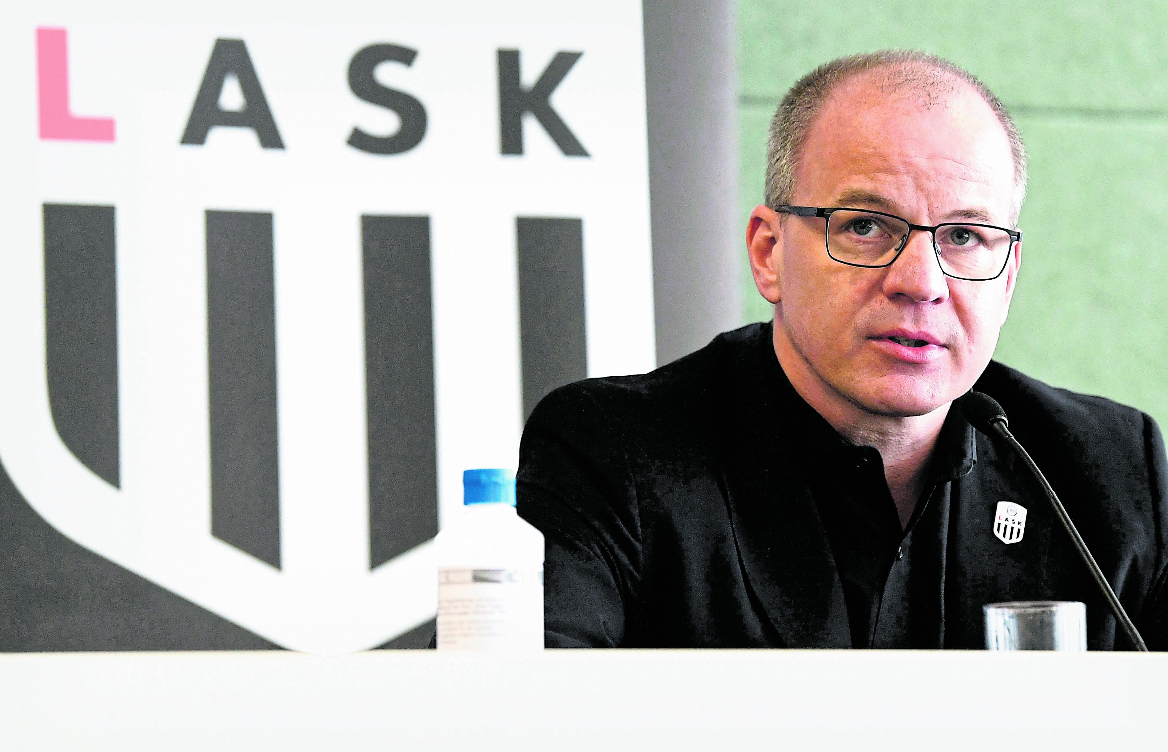 OBERÖSTERREICH: PK FUSSBALL-BUNDESLIGIST LASK: GRUBER OBERÖSTERREICH: PK FUSSBALL-BUNDESLIGIST LASK: GRUBER