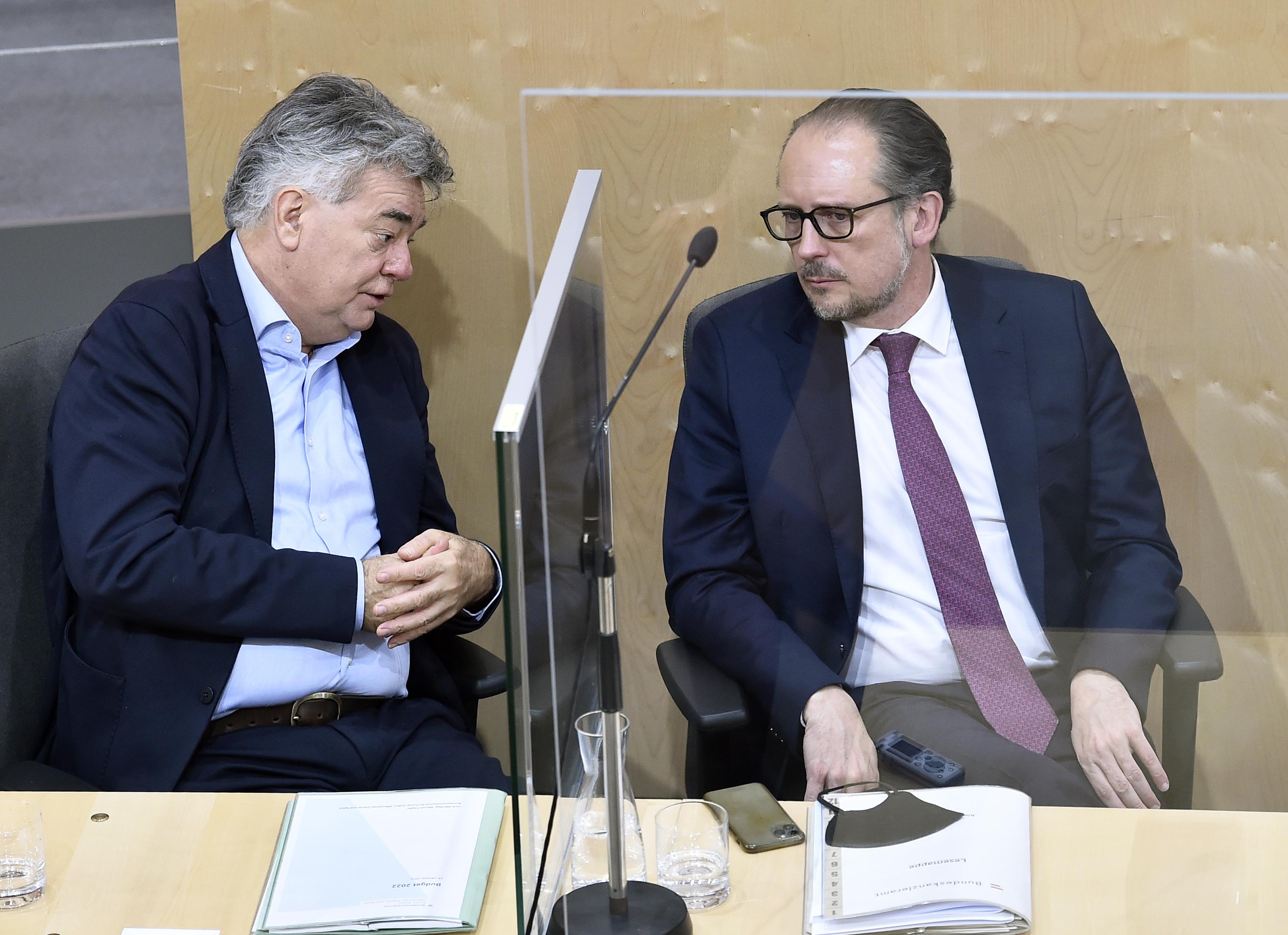 NATIONALRAT MIT BUDGETREDE: KOGLER / SCHALLENBERG