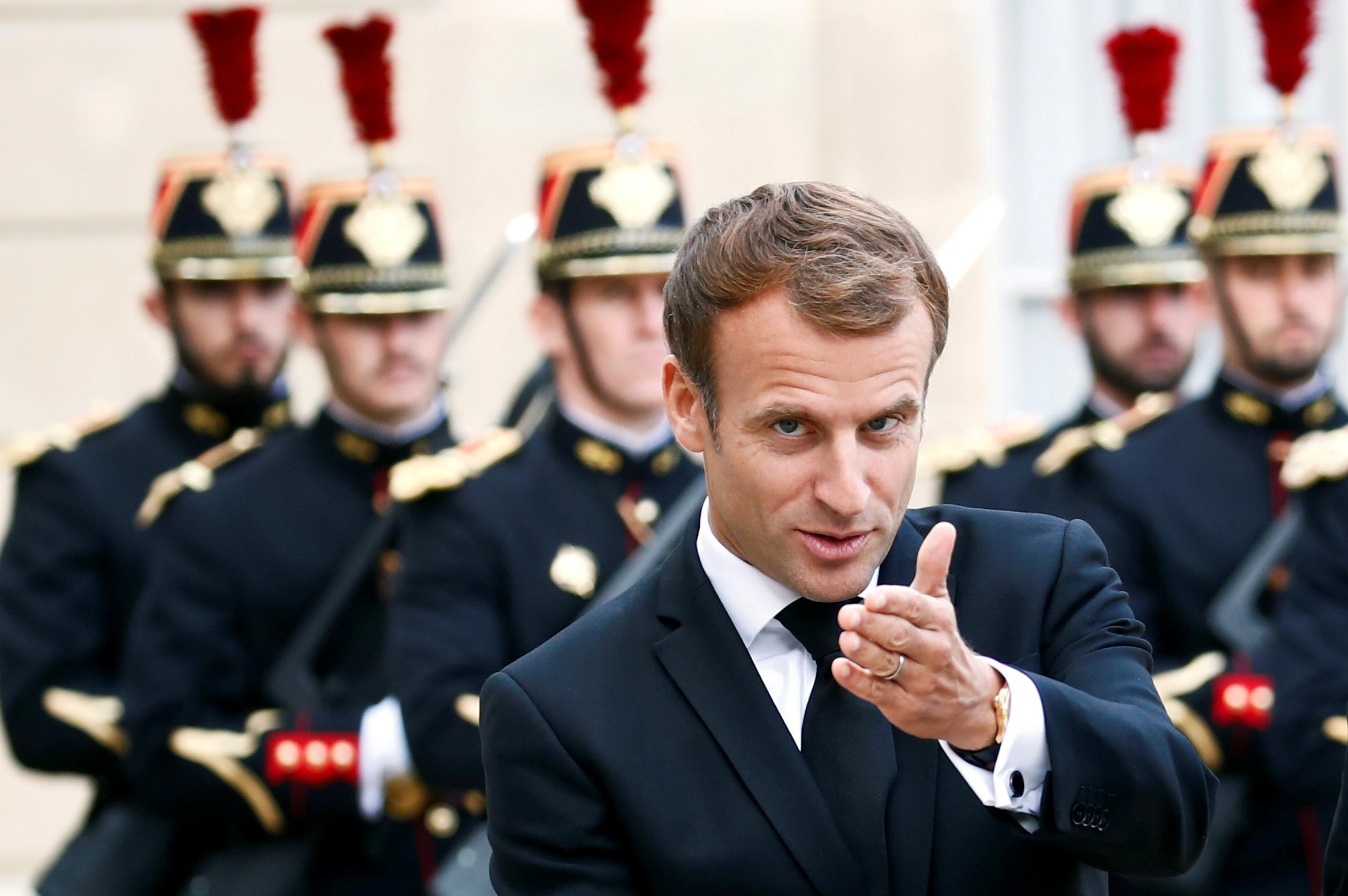46-181723994.jpg French President Macron meets Tajik President Rahmon in Paris