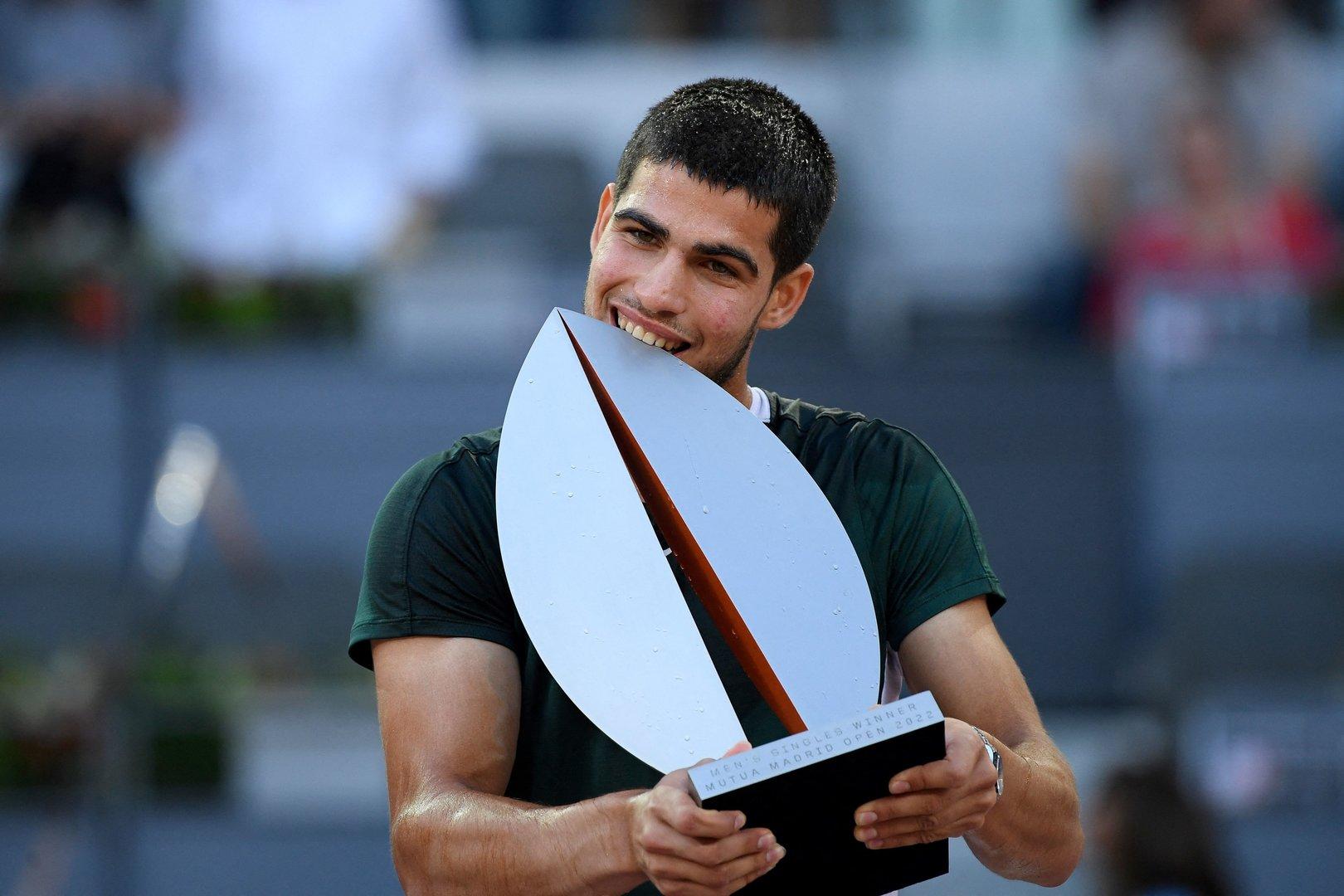 Die Tennis-Welt verneigt sich vor Madrid-Sieger Carlos Alcaraz