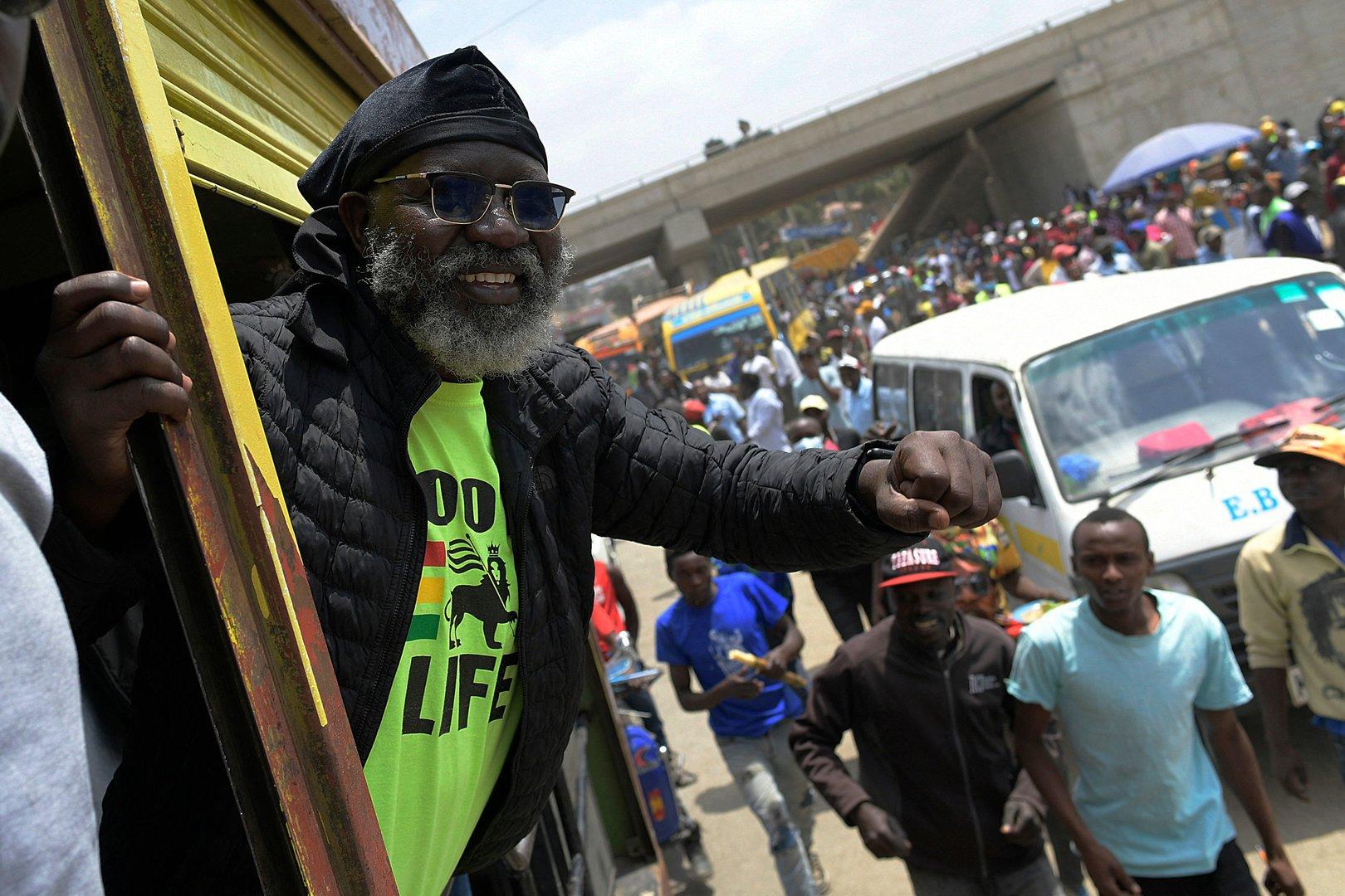 KENYA-VOTE-WAJACKOYAH-CAMPAIGN
