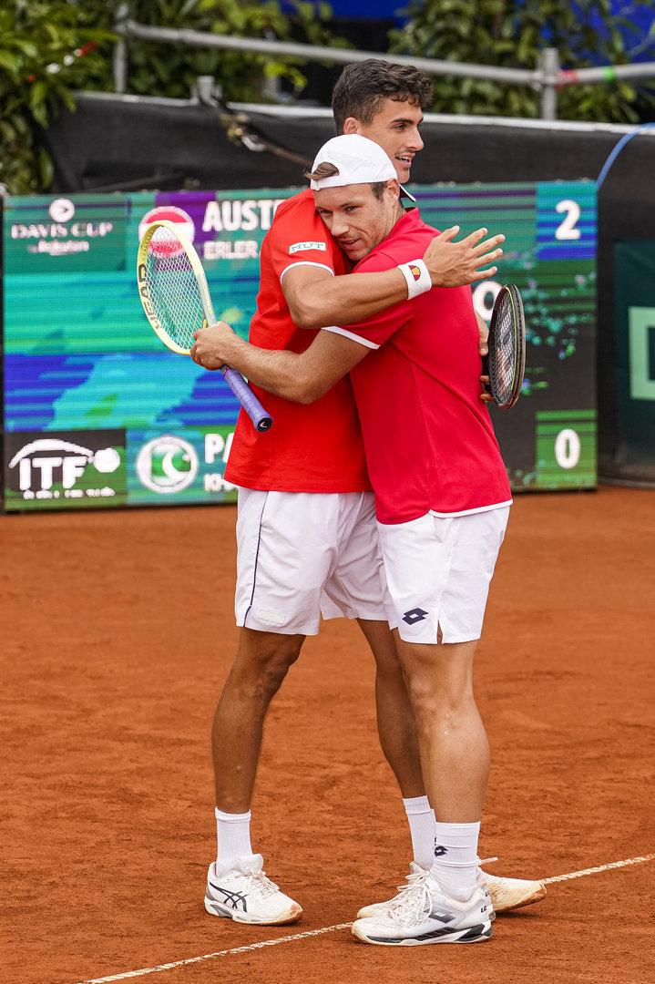 TENNIS: DAVIS CUP/PLAY-OFF: ÖSTERREICH-PAKISTAN - ERLER/MIEDLER