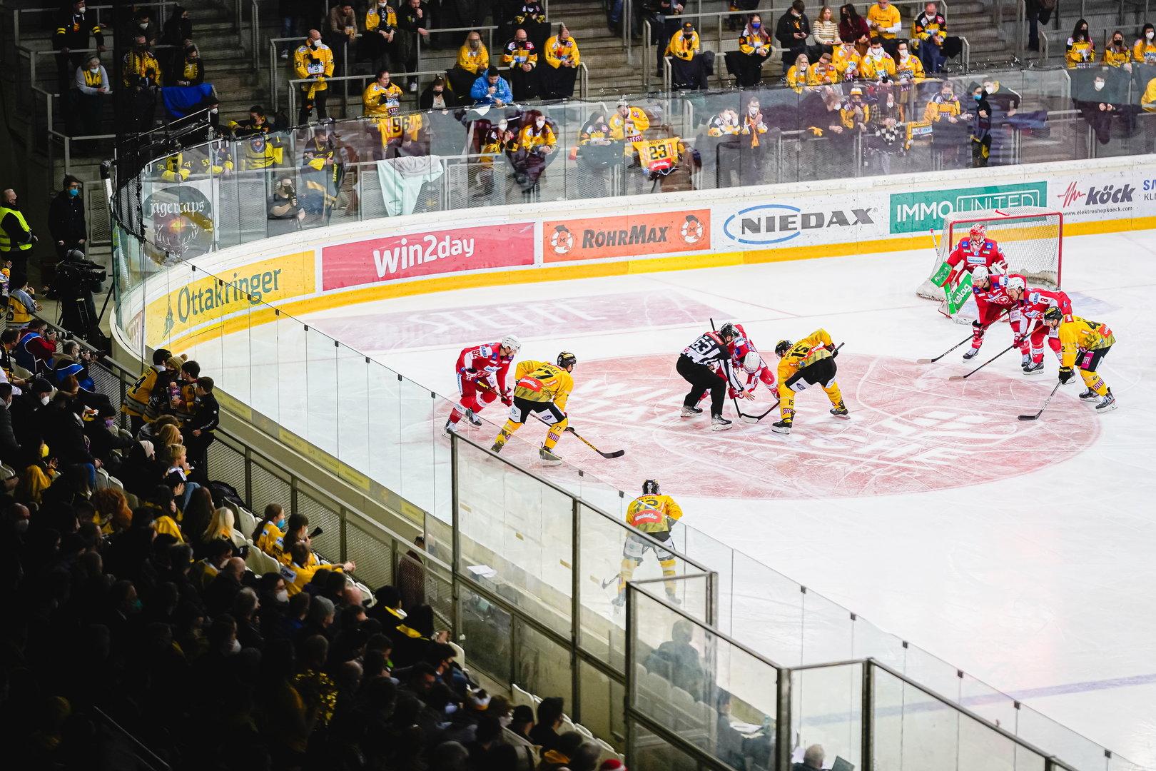 Wiens Eishalle ist defekt, Heimspiel der Capitals findet nicht statt