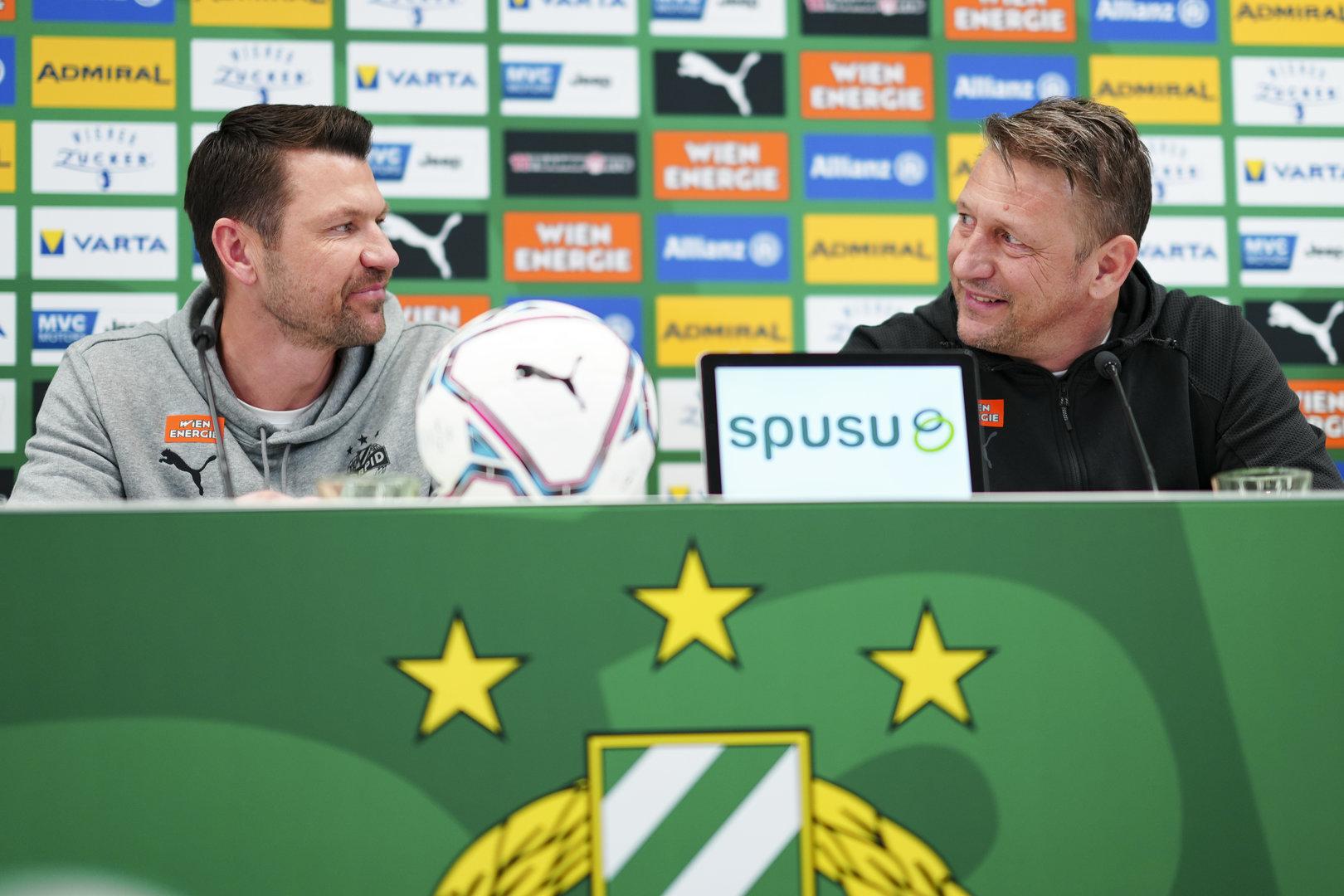 FUSSBALL: PK SK RAPID WIEN - KATZER/BARISIC