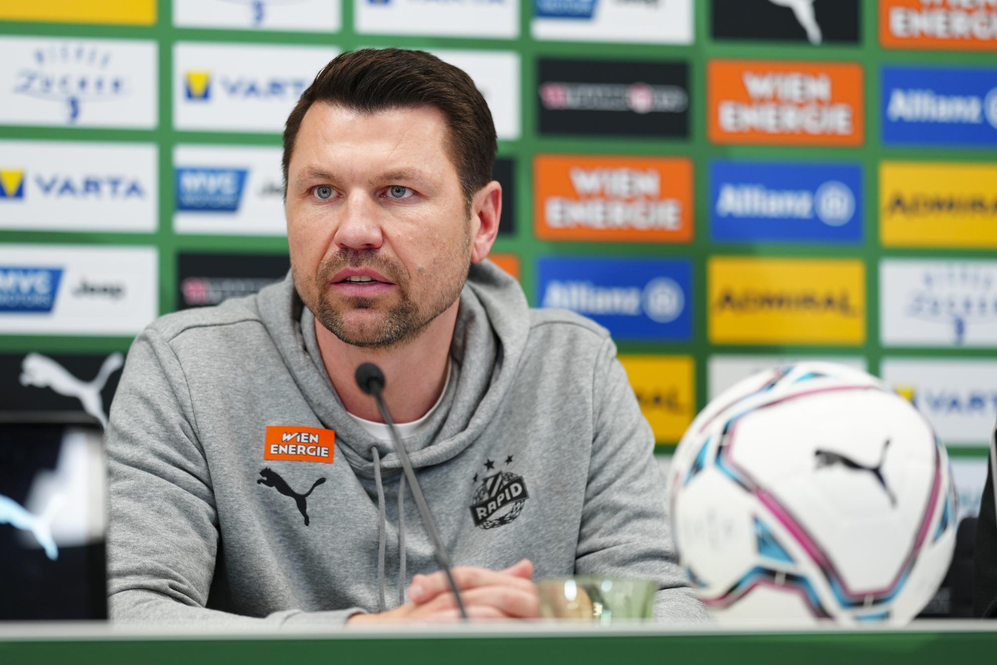 FUSSBALL: PK SK RAPID WIEN - KATZER FUSSBALL: PK SK RAPID WIEN - KATZER