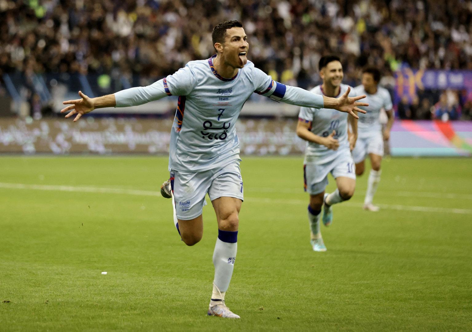 Spektakel in Riad: Zwei Ronaldo-Tore beim 4:5 gegen Messi 
