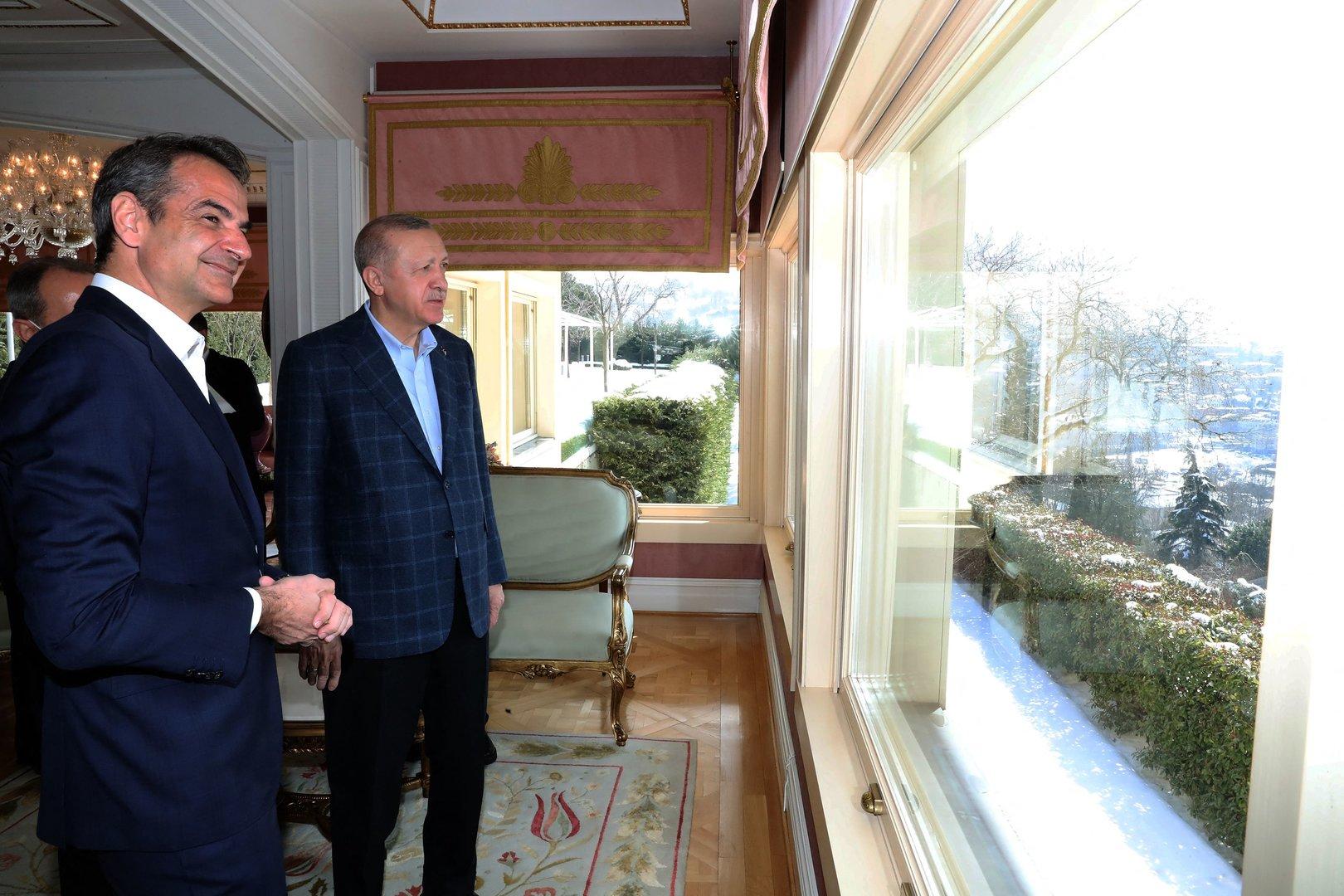 Am 13. Mai 2022 trafen sich Mitsotakis und Erdoğan in Istanbul.