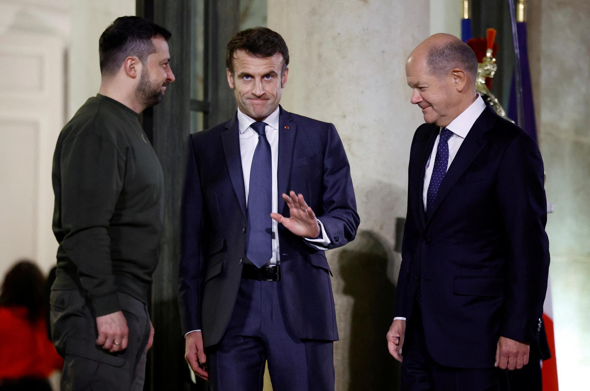 Macron sichert Kiew "Unterstützung bis zum Sieg" zu