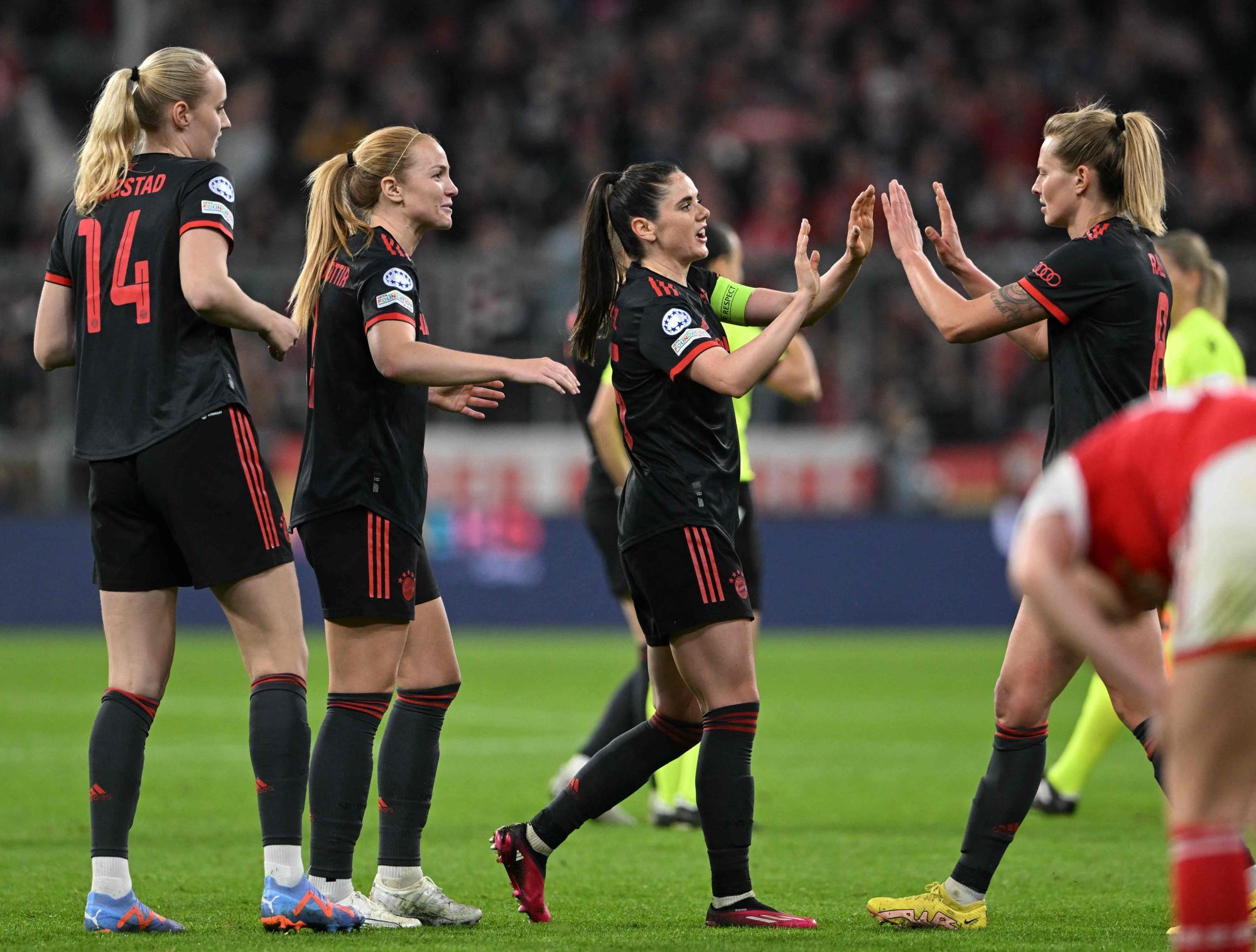 Bayern-Frauen gewannen in Champions League gegen Arsenal