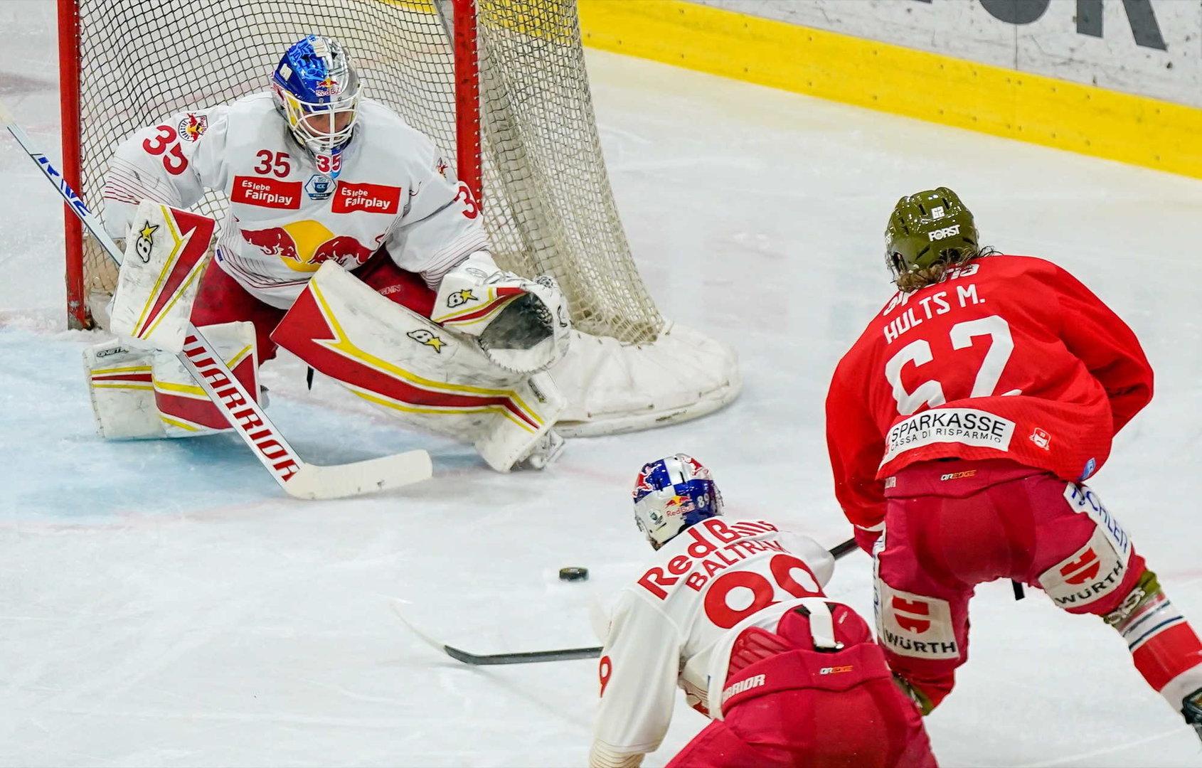 Eishockey: Salzburg kehrt in ICE-Finale mit 4:1-Sieg aus Bozen heim