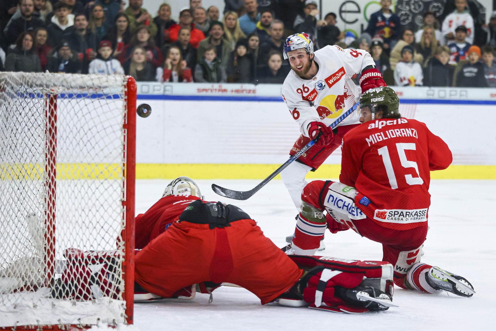 Eishockey: Salzburg muss nach Heimniederlage auswärts in den Showdown