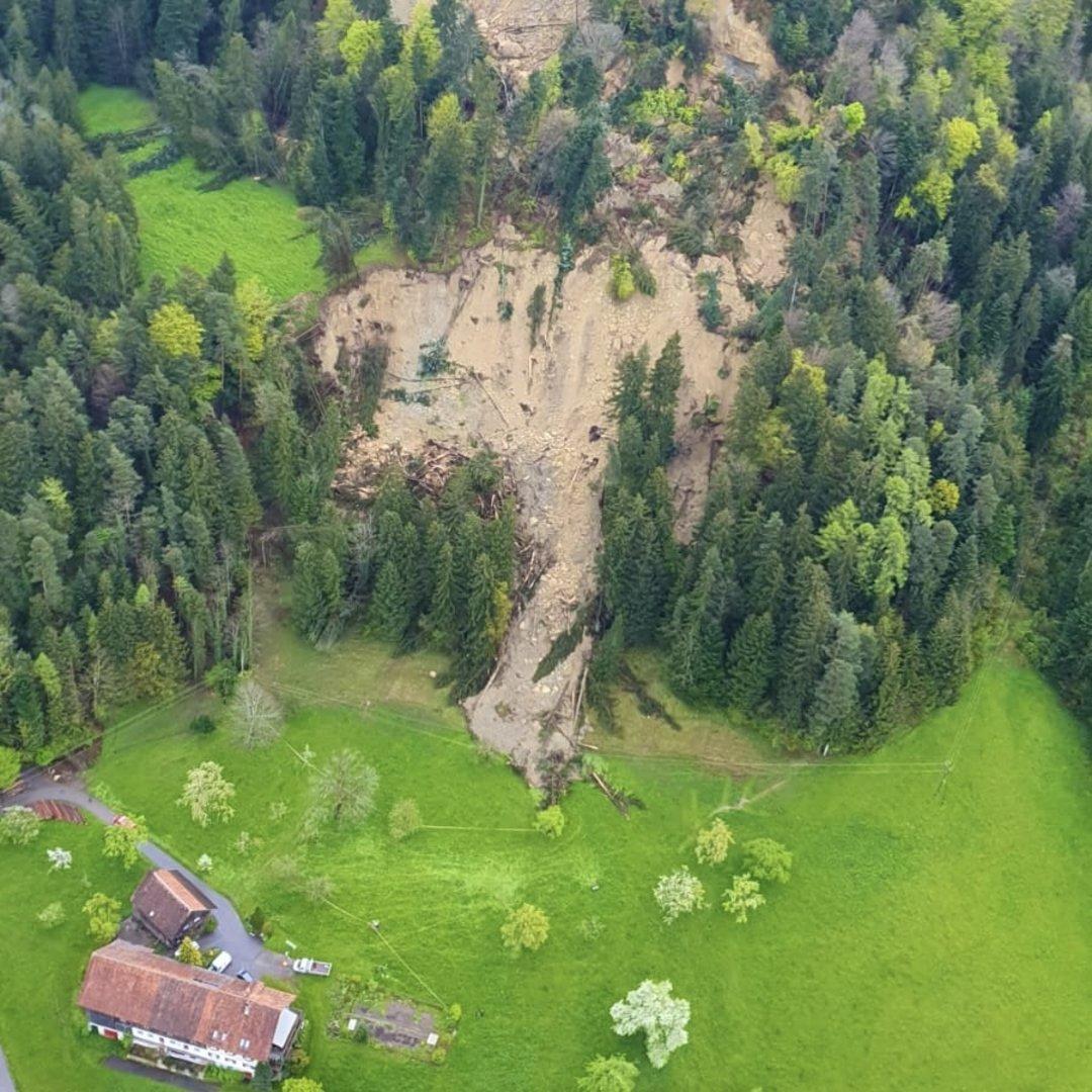 Hangrutsch in Vorarlberg: Betroffene Grundstücke nicht mehr bebaubar