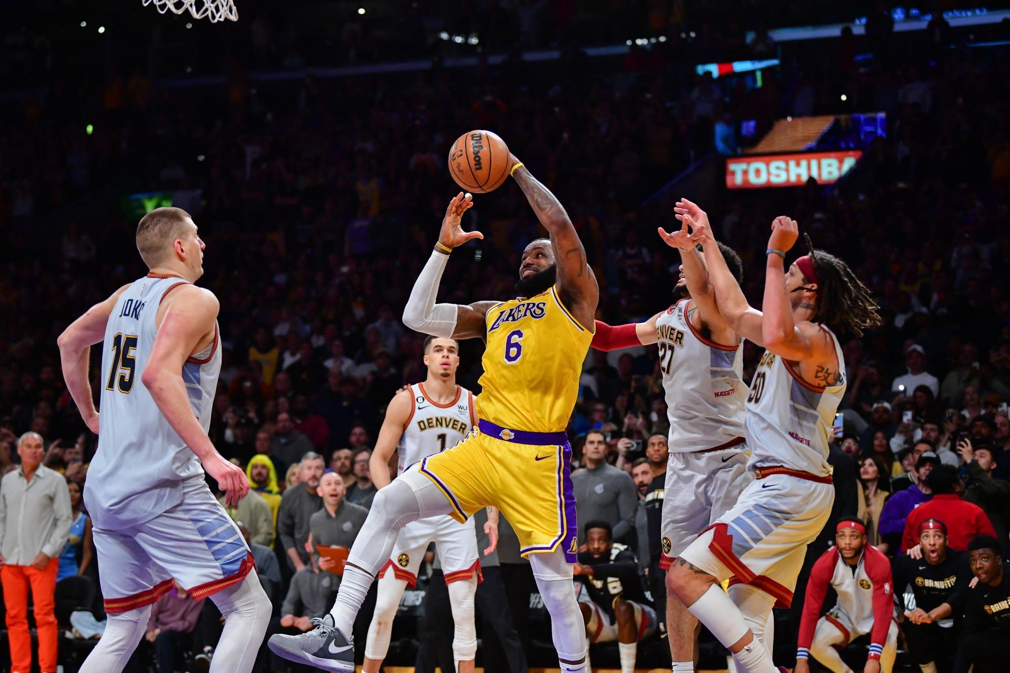 NBA: Playoffs-Denver Nuggets at Los Angeles Lakers NBA: Playoffs-Denver Nuggets at Los Angeles Lakers