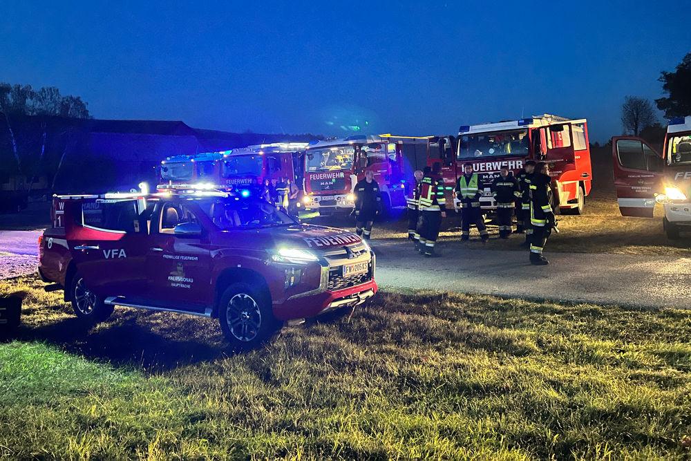 Doch kein Waldbrand: Großeinsatz der Feuerwehr in Krems