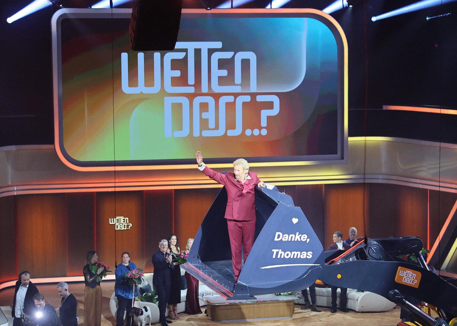 "Wetten dass...?" TV game show in Offenburg "Wetten dass...?" TV game show in Offenburg