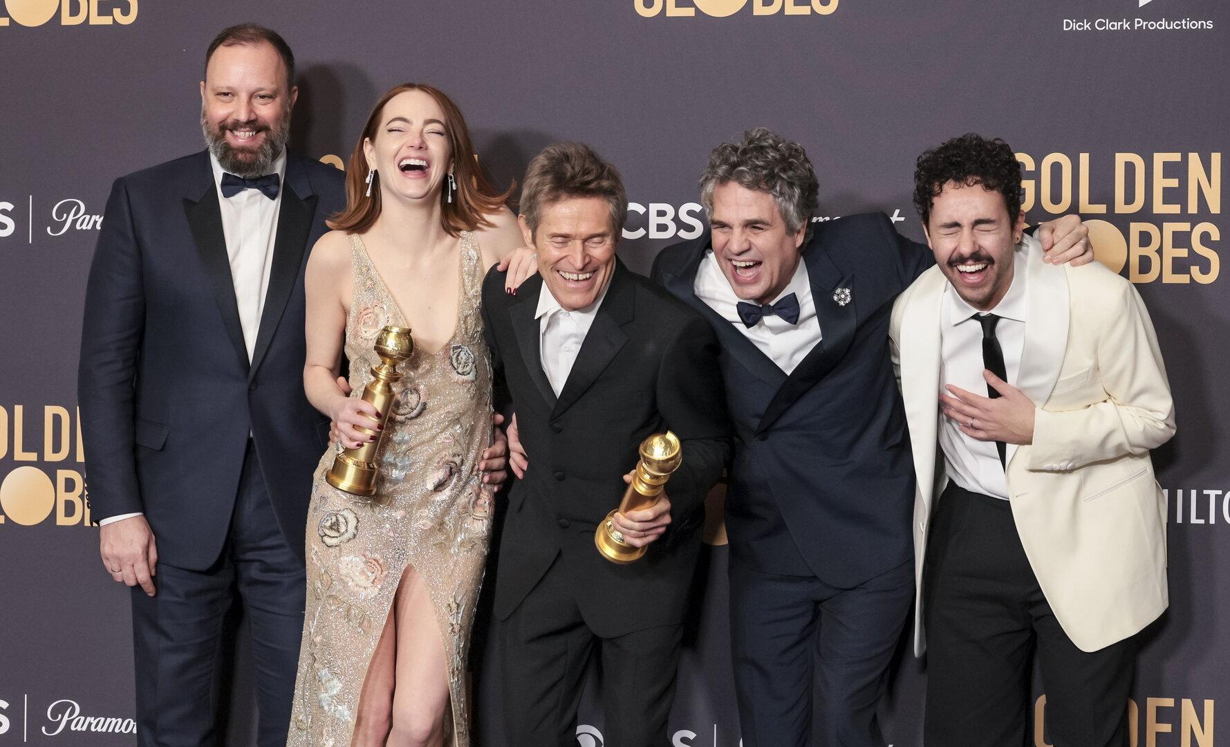 Backstage bei den Golden Globes: Was Lippenleser sahen und wer lange feierte