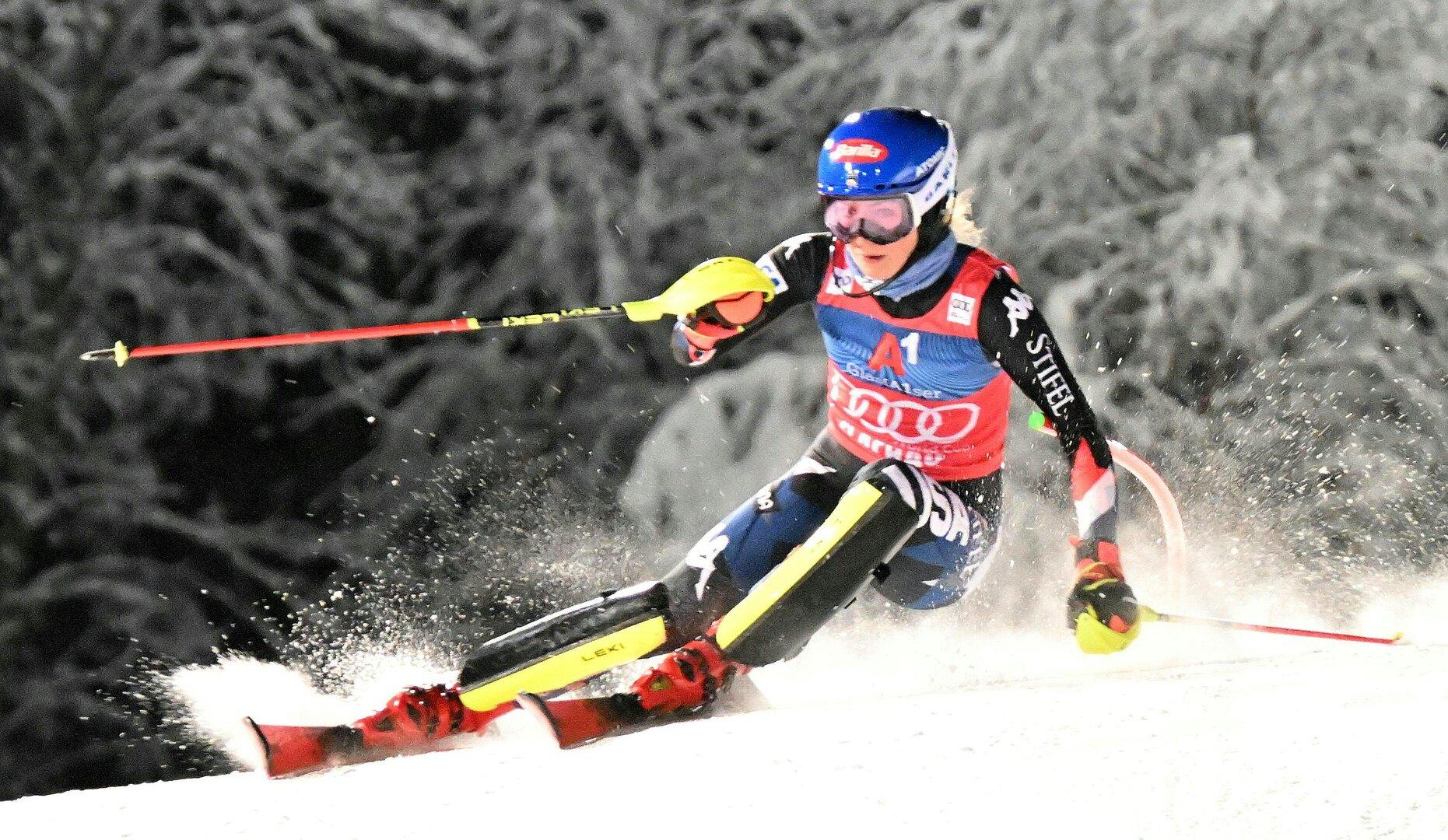 Flachau-Slalom: Shiffrin fängt Vlhova ab, ÖSV-Frauen enttäuschen
