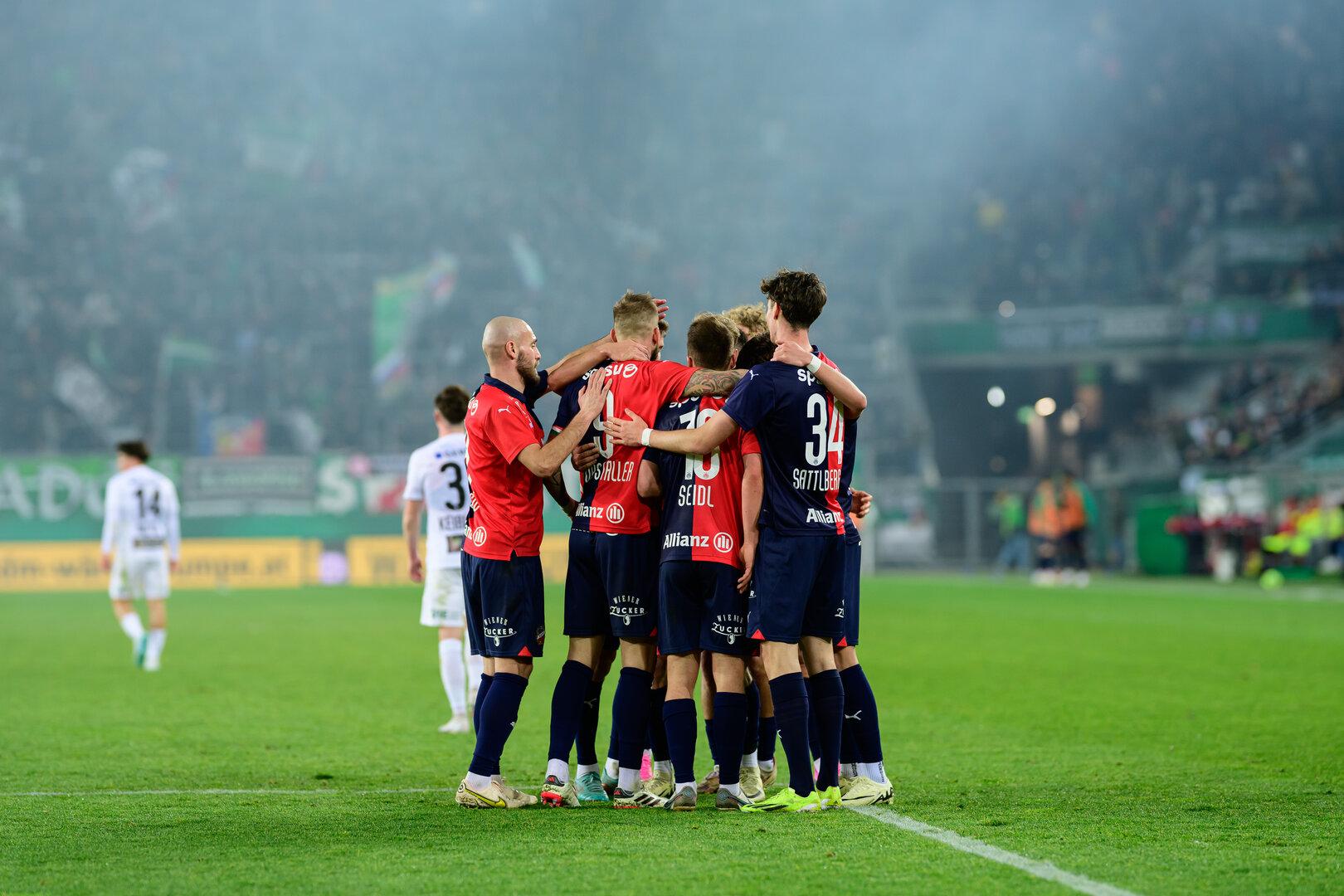 Arbeitssieg gegen St. Pölten: Rapid zieht ins Cup-Halbfinale ein